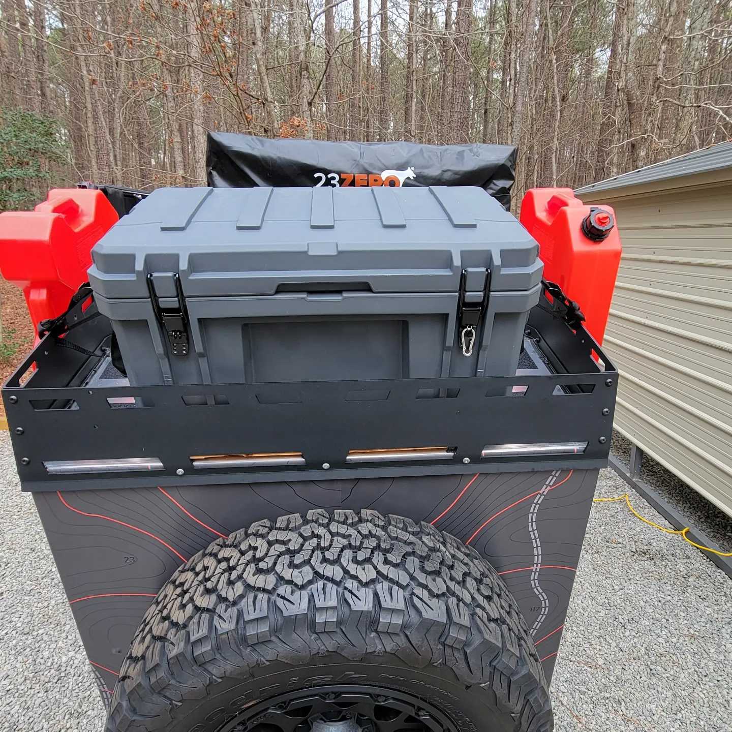 Jeep Gladiator Sharing some pics of my Xpedition Voyager overland trailer build IMG_20220128_144115_505
