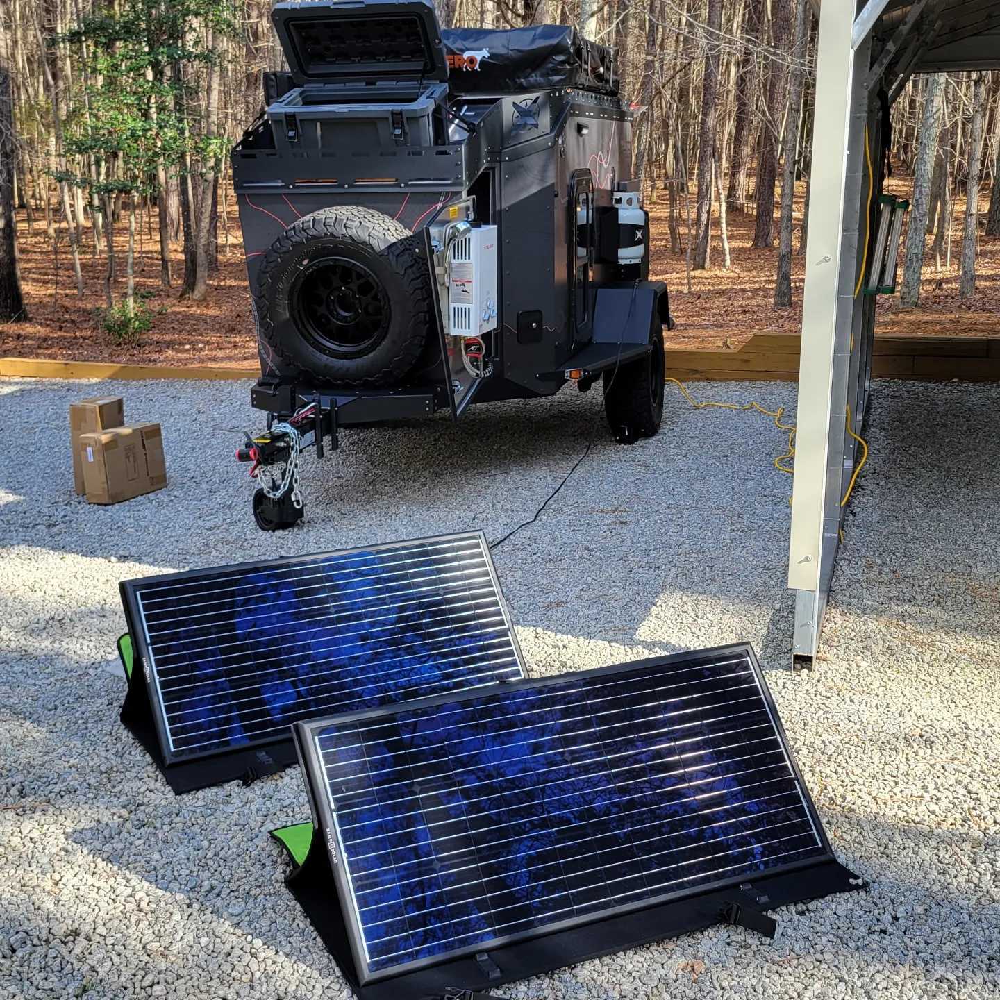 Jeep Gladiator Sharing some pics of my Xpedition Voyager overland trailer build IMG_20220119_171602_229