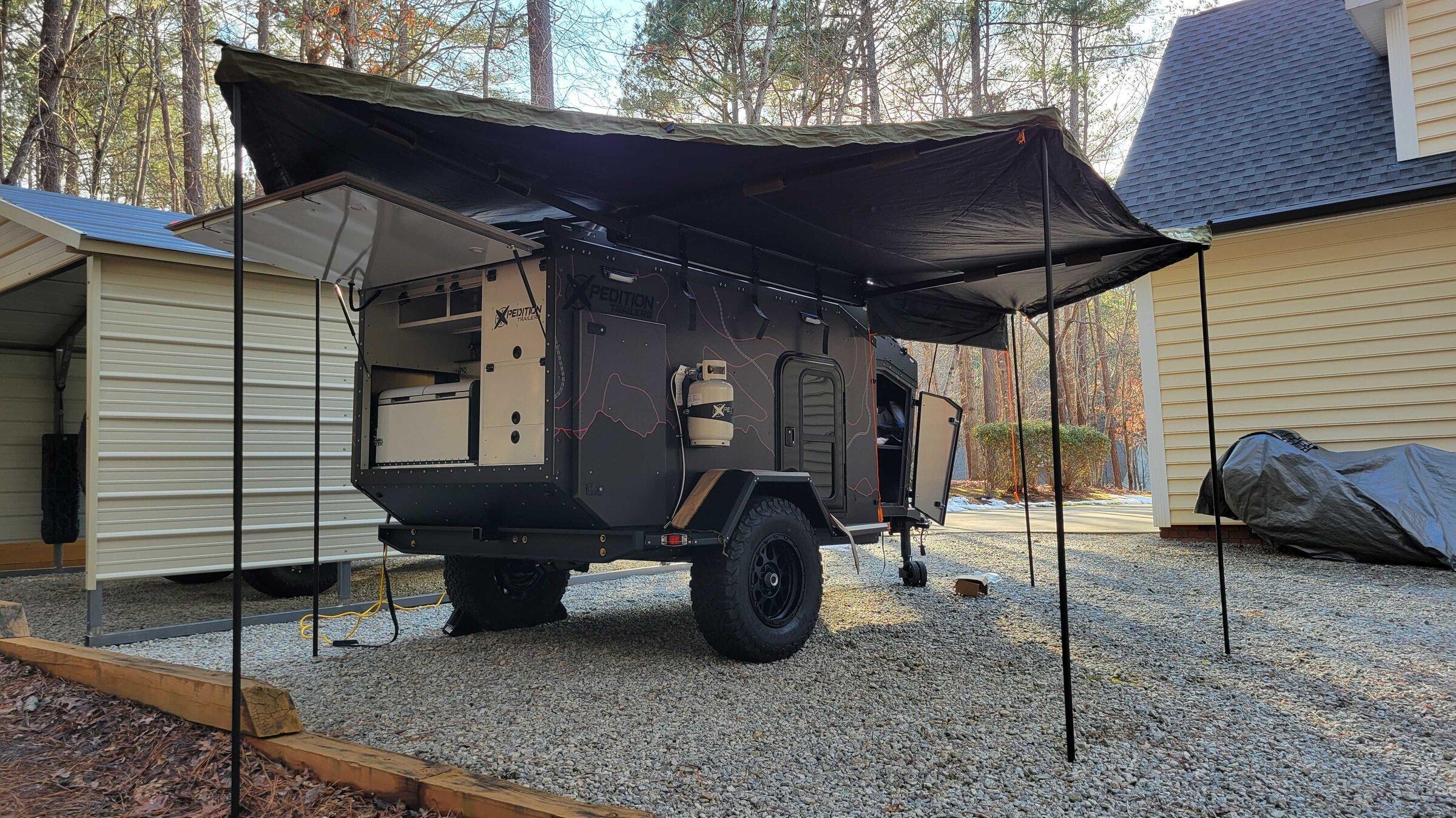 Jeep Gladiator Sharing some pics of my Xpedition Voyager overland trailer build 20220125_160237