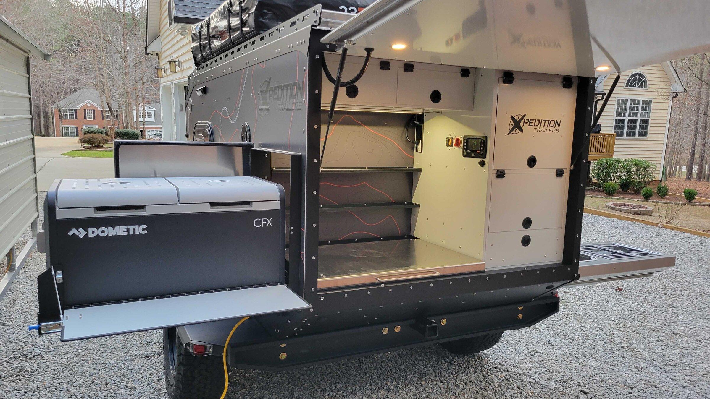 Jeep Gladiator Sharing some pics of my Xpedition Voyager overland trailer build 20220119_164913