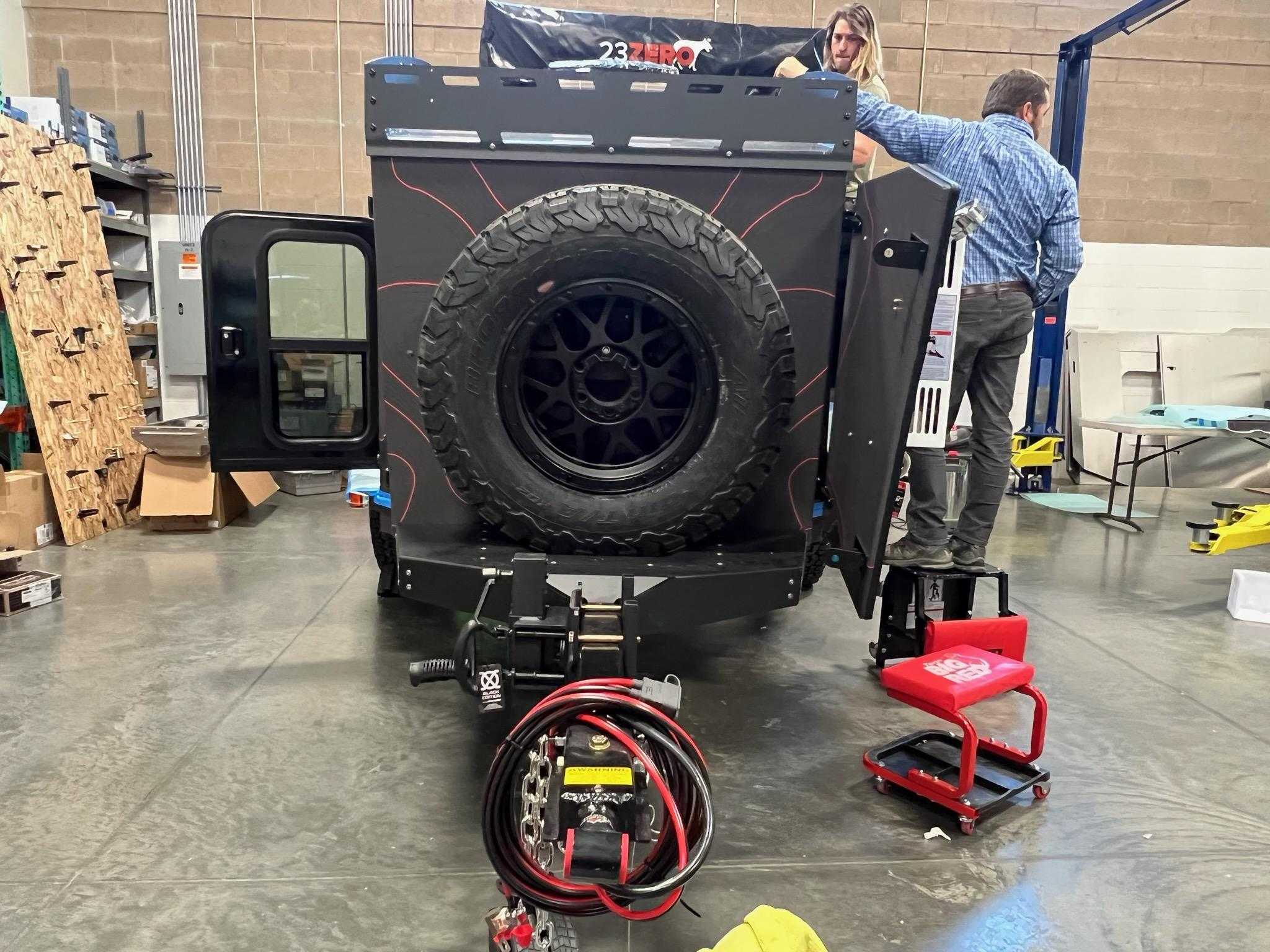 Jeep Gladiator Sharing some pics of my Xpedition Voyager overland trailer build IMG_1231