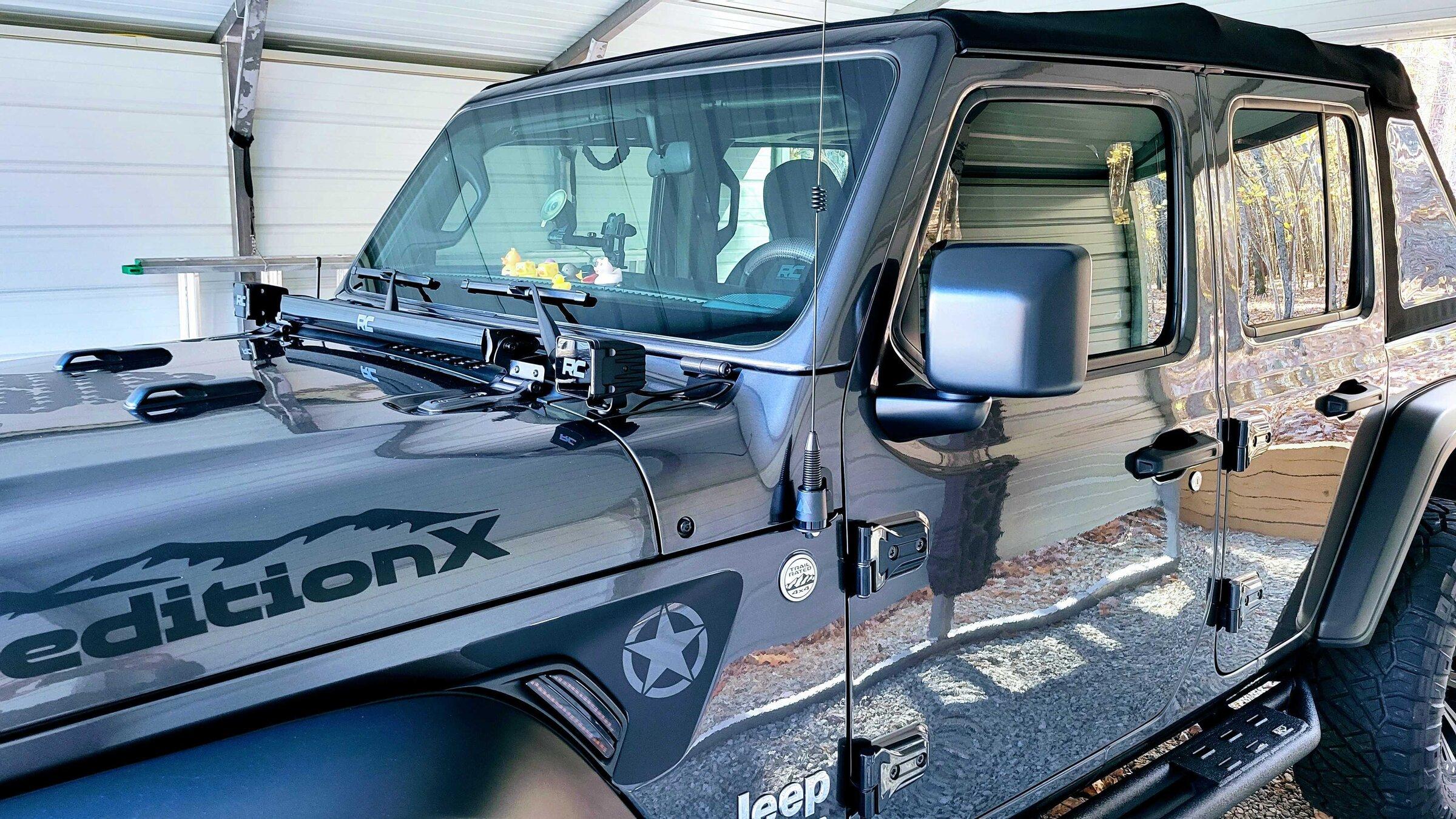 Jeep Gladiator Sharing some pics of my Xpedition Voyager overland trailer build 20211119_104558_2