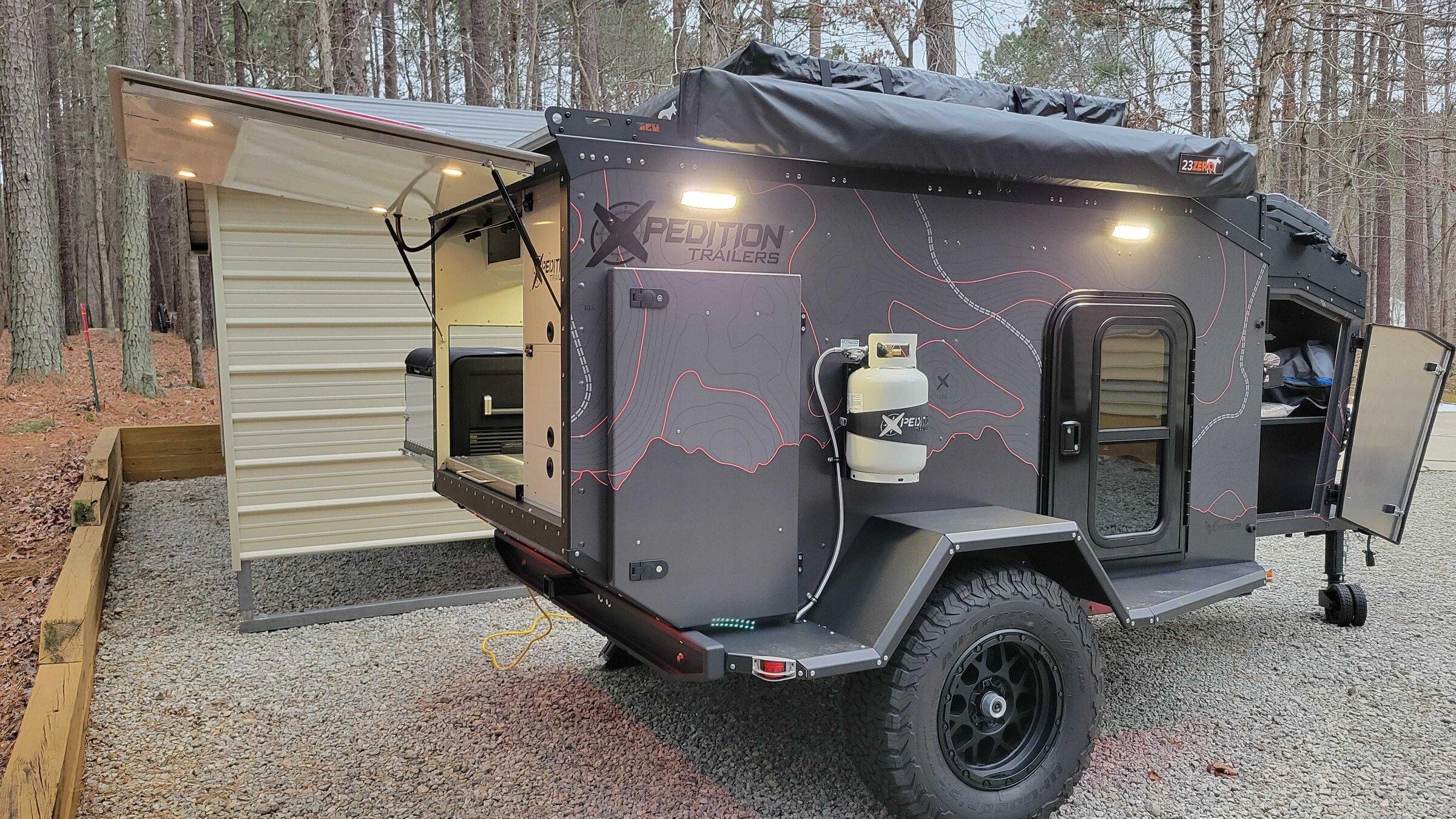 Jeep Gladiator Sharing some pics of my Xpedition Voyager overland trailer build 20220128_163245