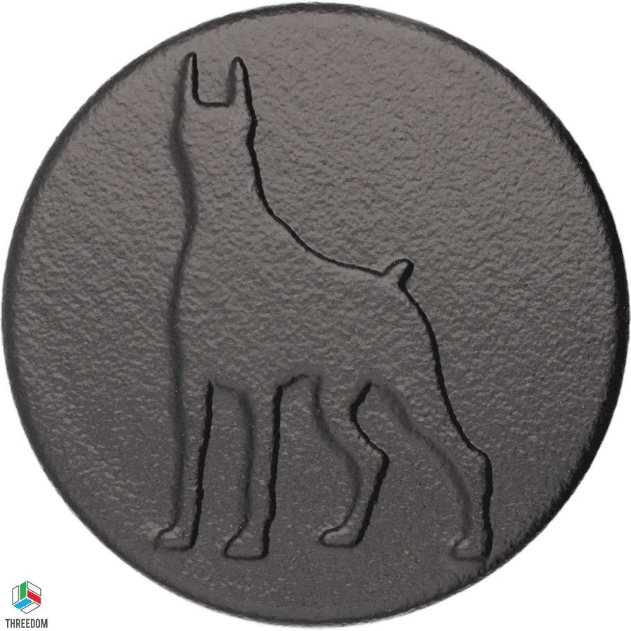 Jeep Gladiator ? Threedom Custom Design Key Lock Caps? 102_doberman