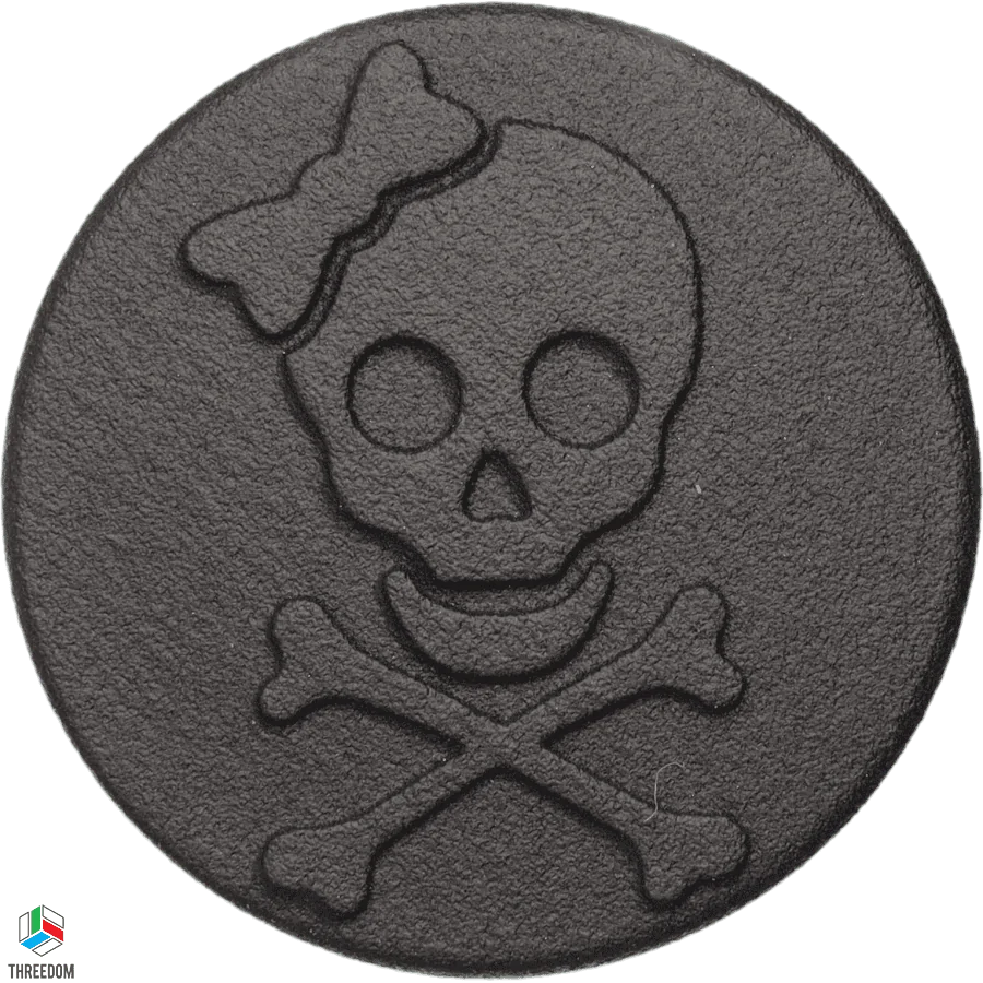 Jeep Gladiator ? Threedom Custom Design Key Lock Caps? 104_Skull Bo