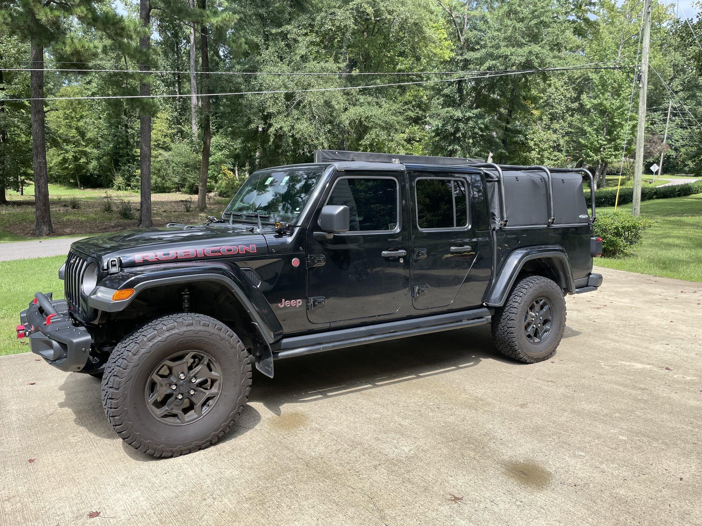 Jeep Gladiator Softopper and Custom Bed Rack- $750 IMG-1588