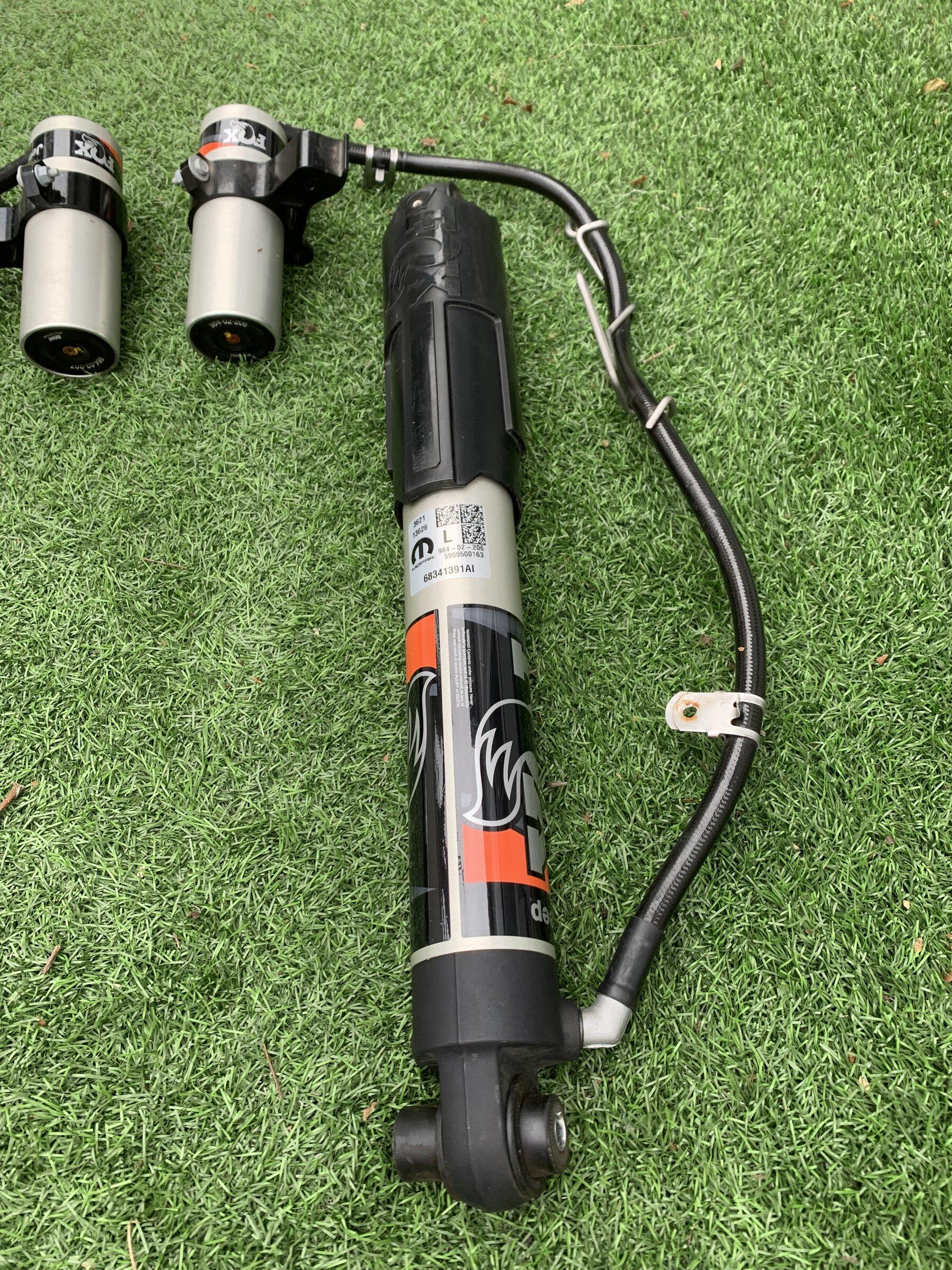 Jeep Gladiator Mojave Suspension Fox 2.5 Shocks Internal Bypass with Remote Reservoirs ($1800 OBO) For Sale 5933C276-4CD9-4740-A943-57631FAA32C6