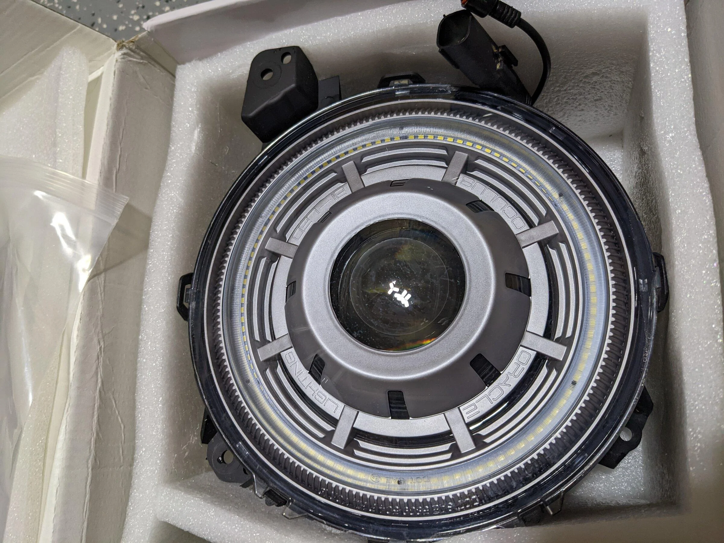 Jeep Gladiator Oracle Oculus Bi LED Headlights Satin Silver PXL_20220130_190721143