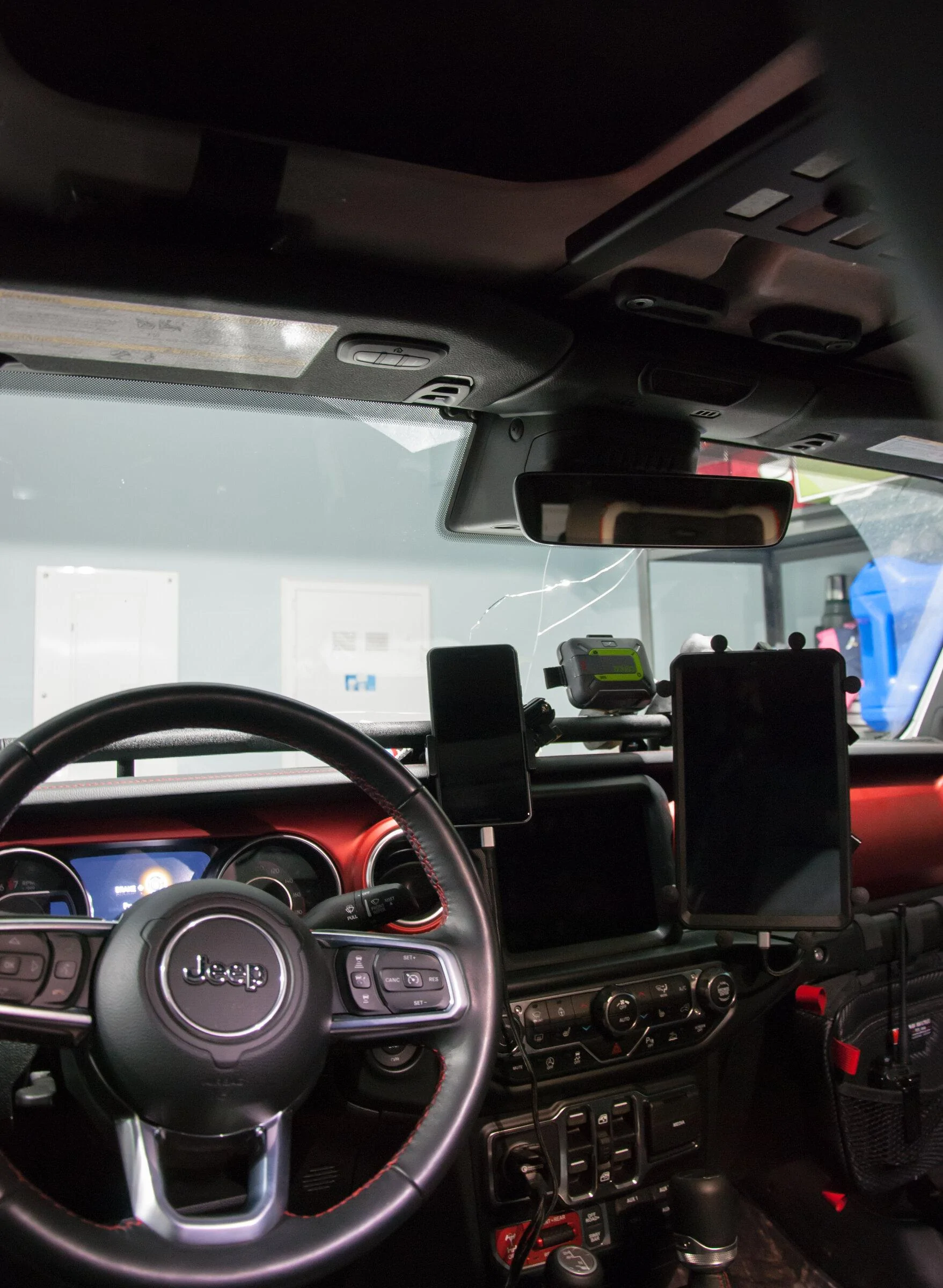 Jeep Gladiator #teamGF #CDR - JT Gladiator Overland Build (Blucid) cockpit.2022-1