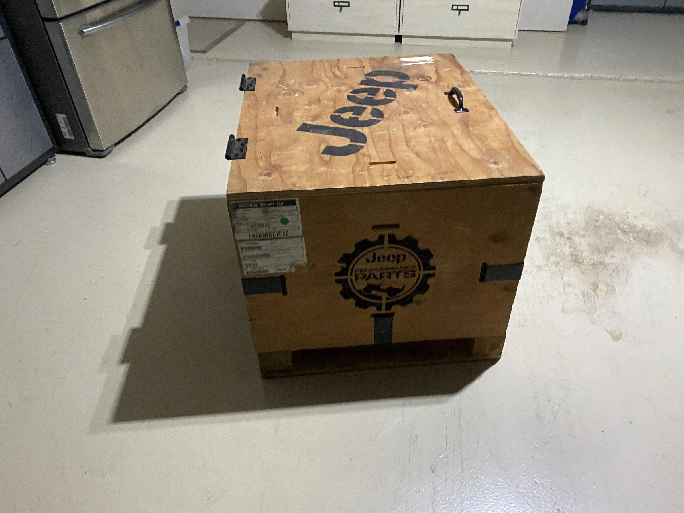 Jeep Gladiator Given away - Mopar Lift Wooden Crate Converted into Storage AA265185-A3F9-42E3-94E6-8D810322EE6B