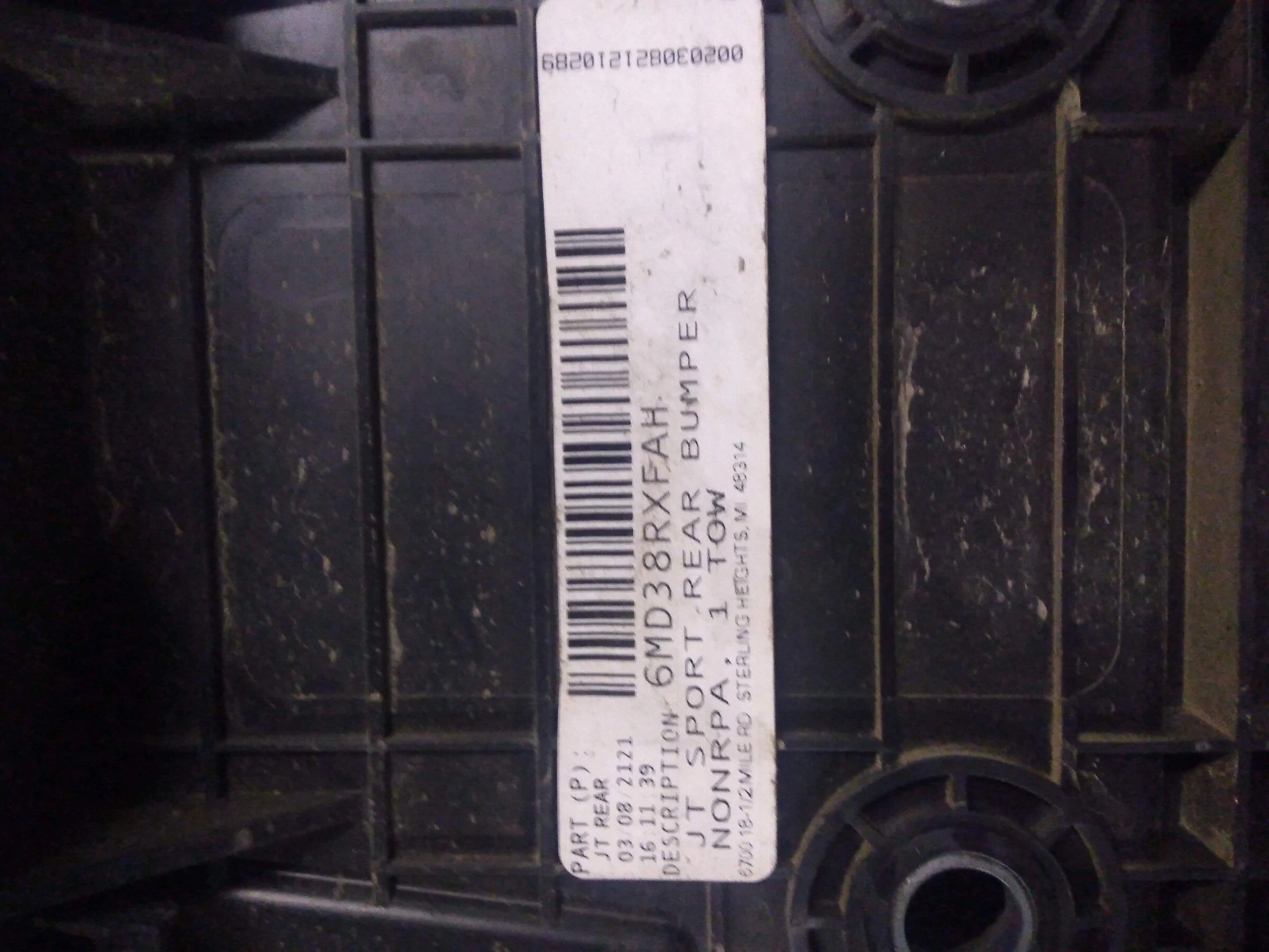 Jeep Gladiator Free Rear bumper IMG_20220125_125132