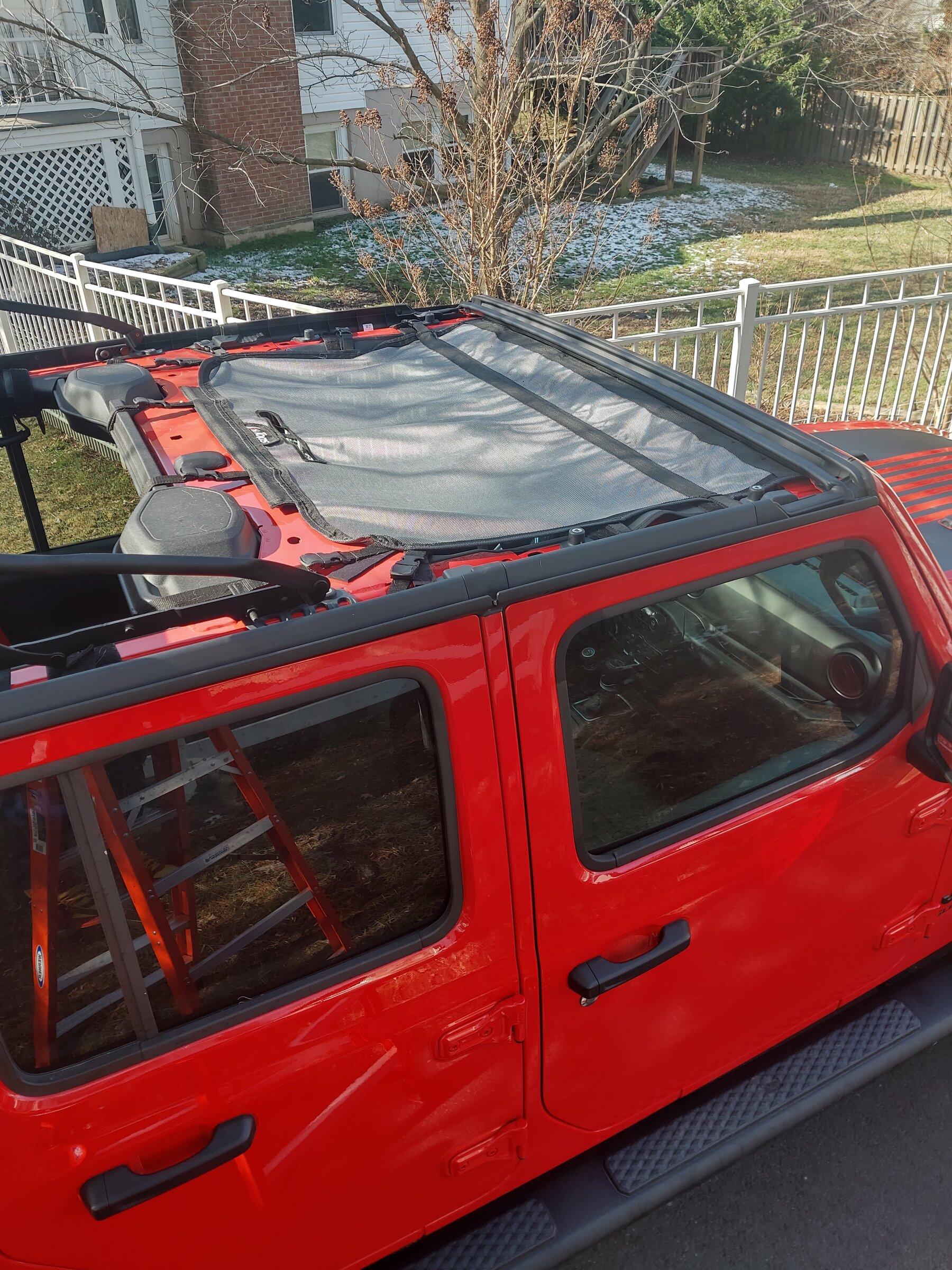 Jeep Gladiator JTOPS Bikini Sun Shade IMG_20220202_122818984_HDR