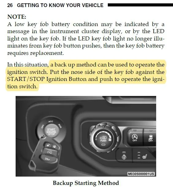 Jeep Gladiator Key Fob Issues FOB