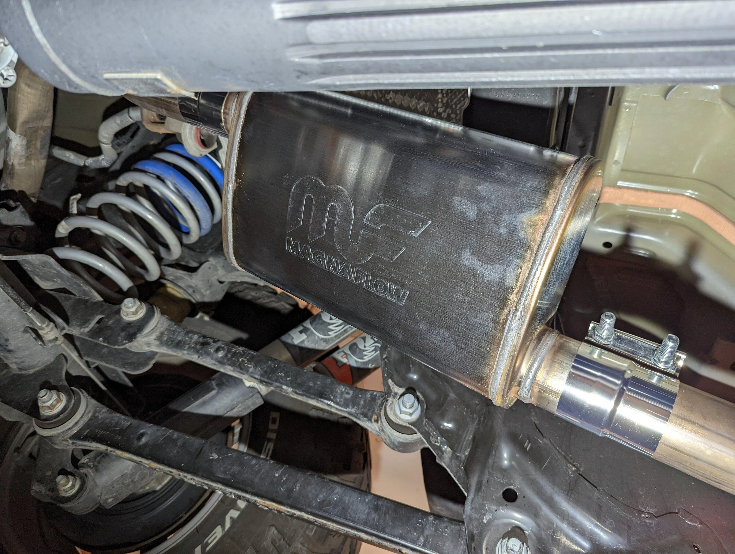 Jeep Gladiator Sound Clips / Dynomax Quiet Crawler Conversion to MagnaFlow Quiet Crawler Comparison PXL_20220116_175806725