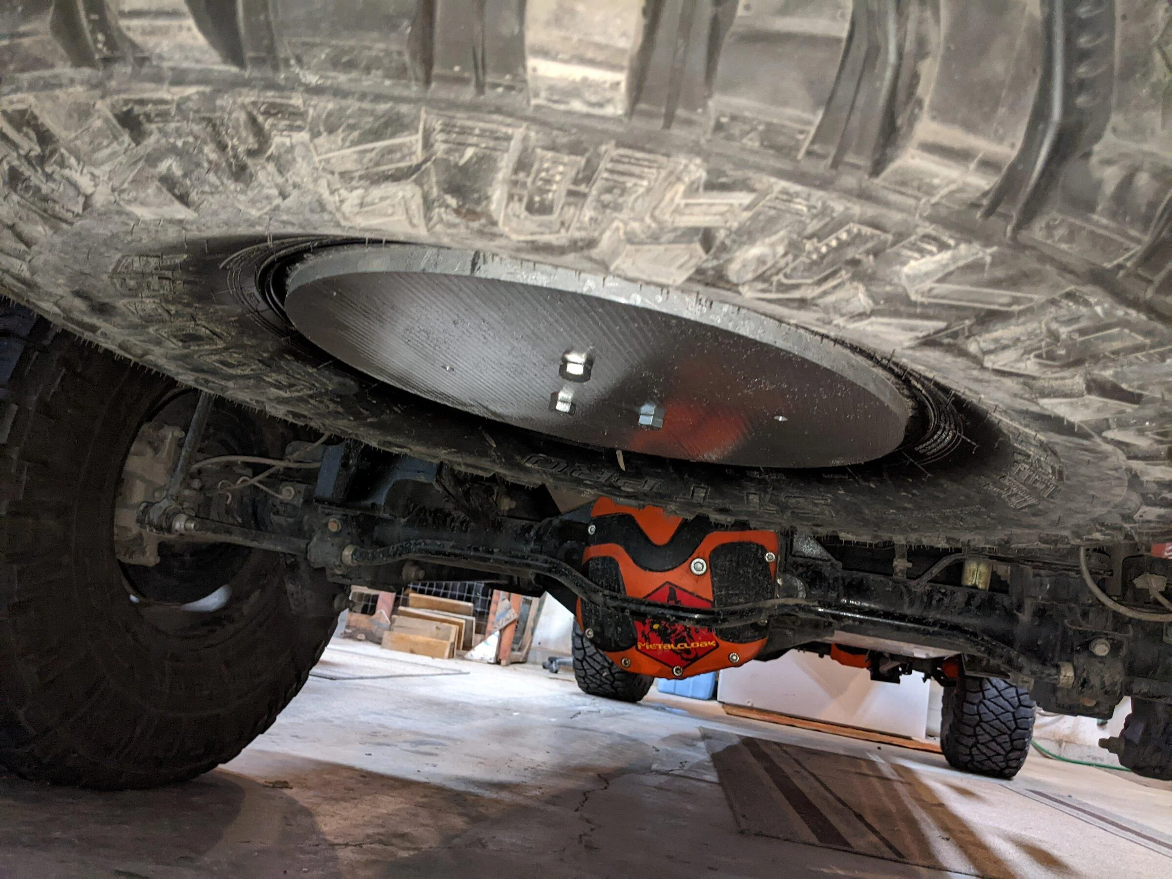 Jeep Gladiator Homemade tire skid PXL_20220205_030418109