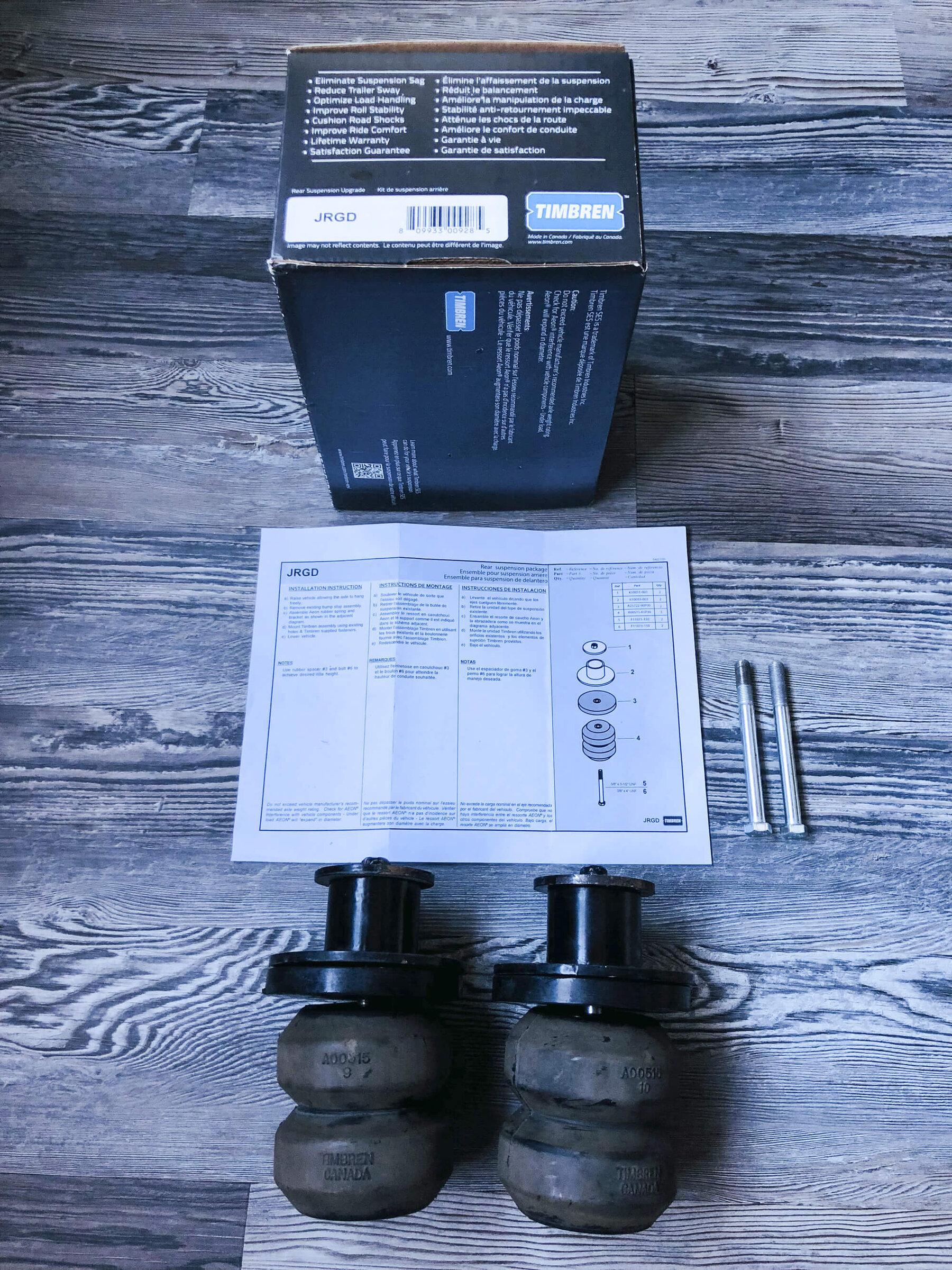 Jeep Gladiator Used Timbren SES Rear Suspension Upgrade $125 shipped US IMG_3962