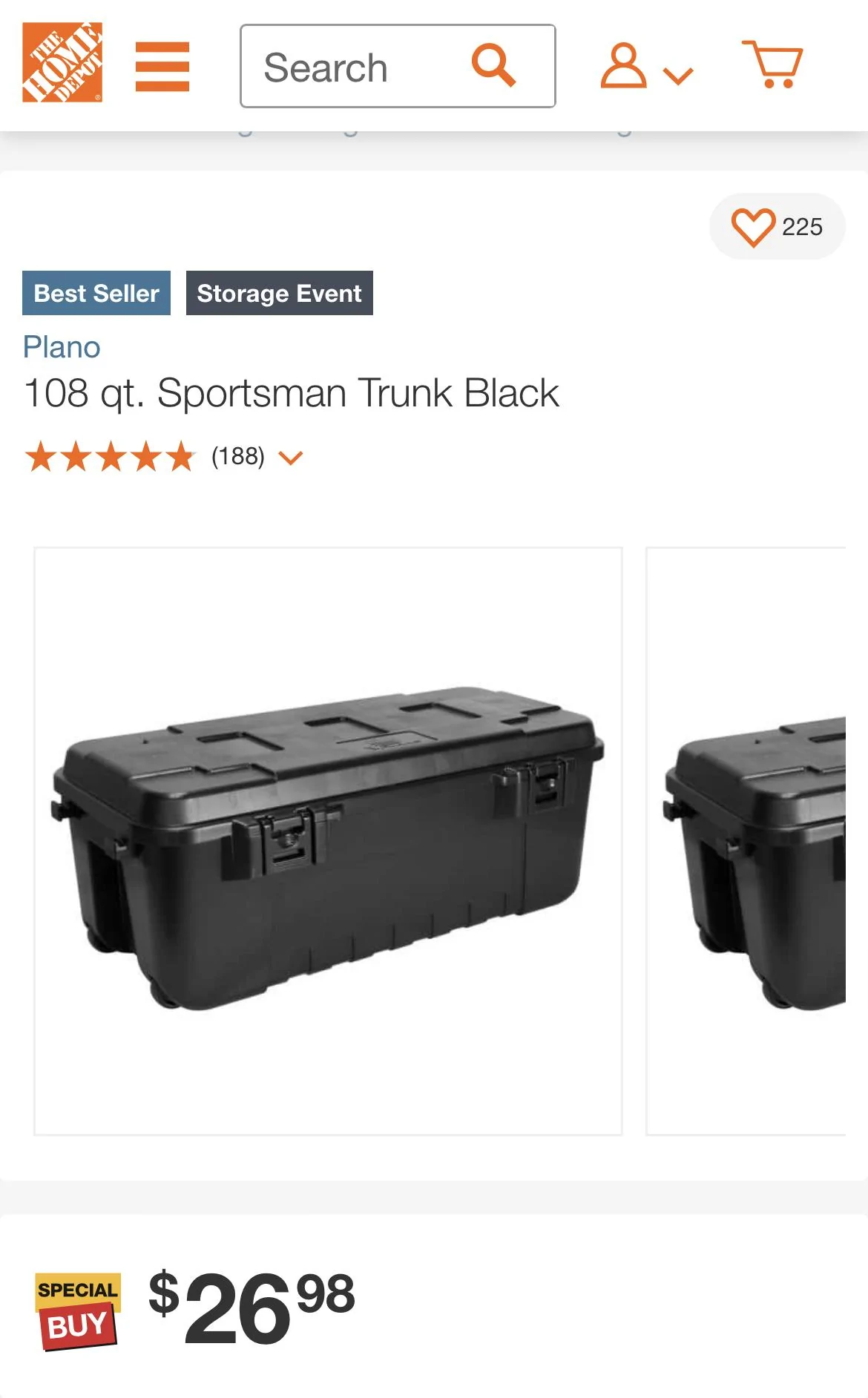 Jeep Gladiator Pelican BX135 Cargo Case 1644434898789