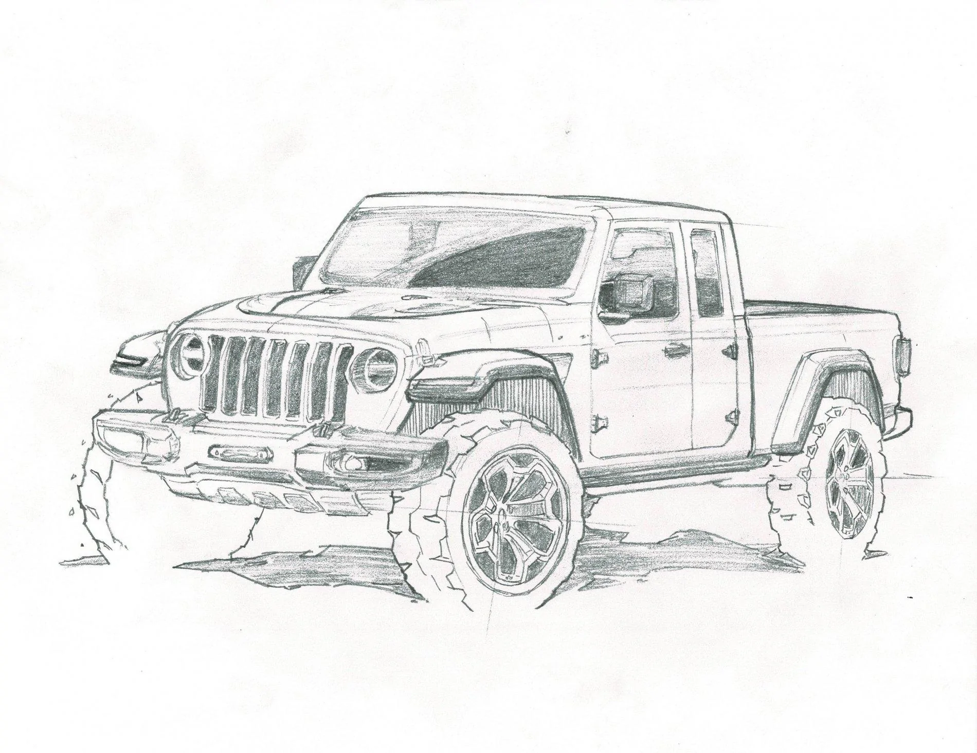 Jeep Gladiator Gladiator too big?? Perhaps the Comanche is the solution? Jeep Gladiator XC6