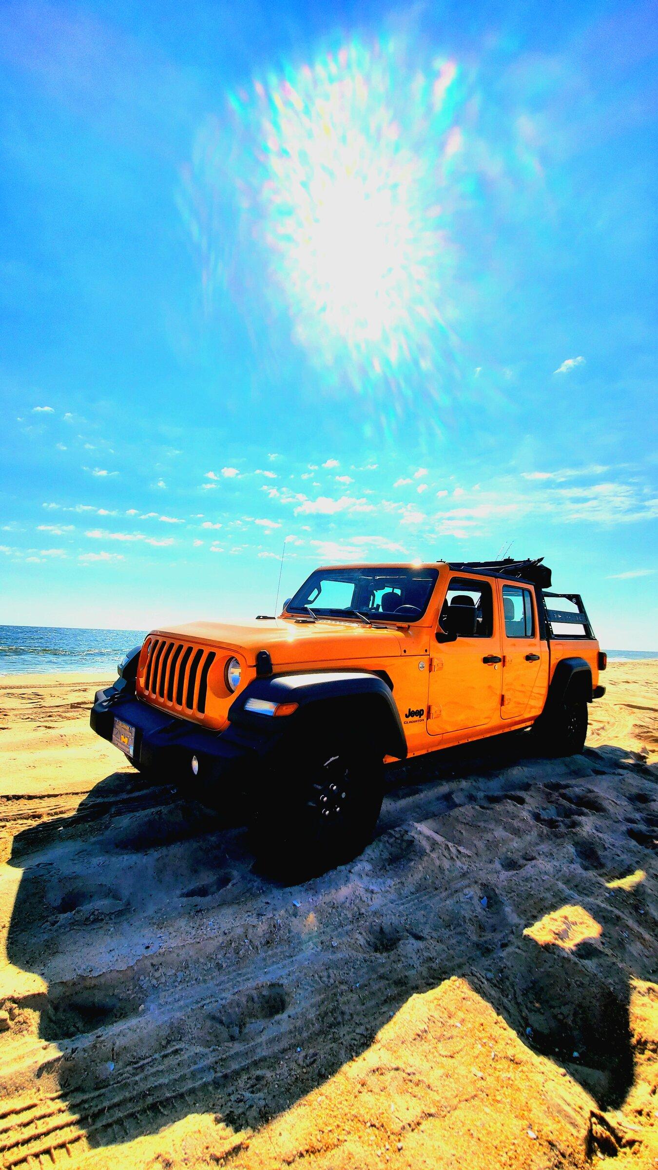 Jeep Gladiator Lets see those Gladiator Beach pics 20210919_104332