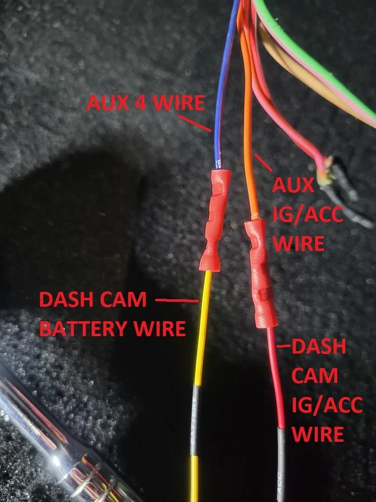Jeep Gladiator No Power from Interior AUX and Ignition Wires 20220210_063415