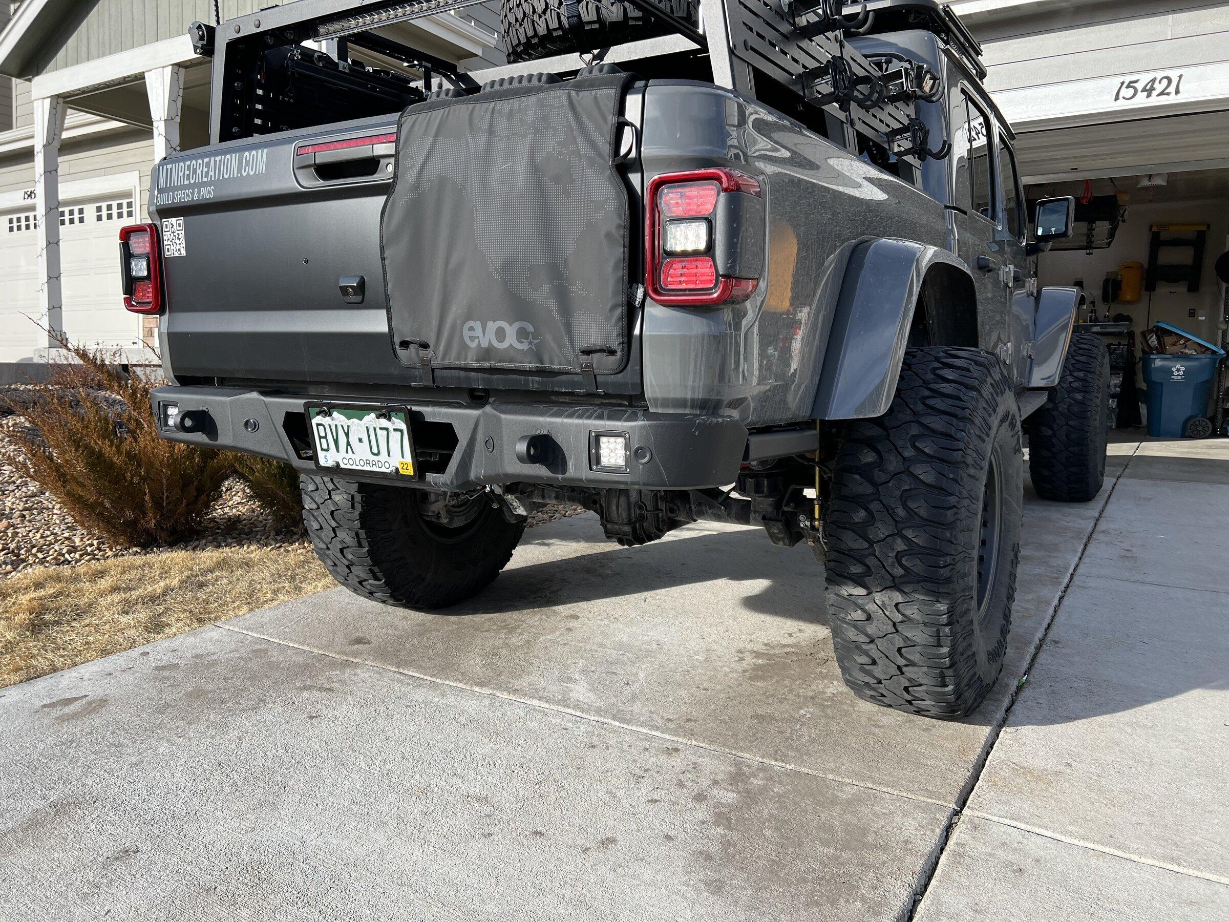 Jeep Gladiator DV8 Ultra-Slim High Clearance Rear Bumper IMG-7677