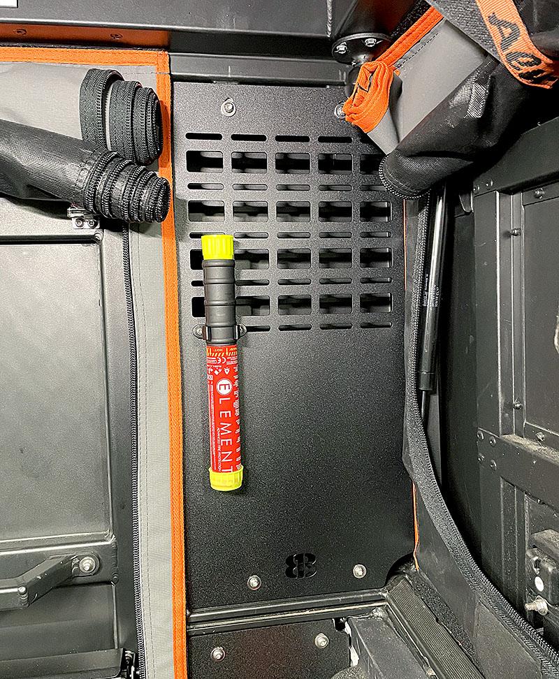 Jeep Gladiator Alu-Cab Canopy Camper Roll Call alu-cab-upper-driver-molle-panel-1-sm