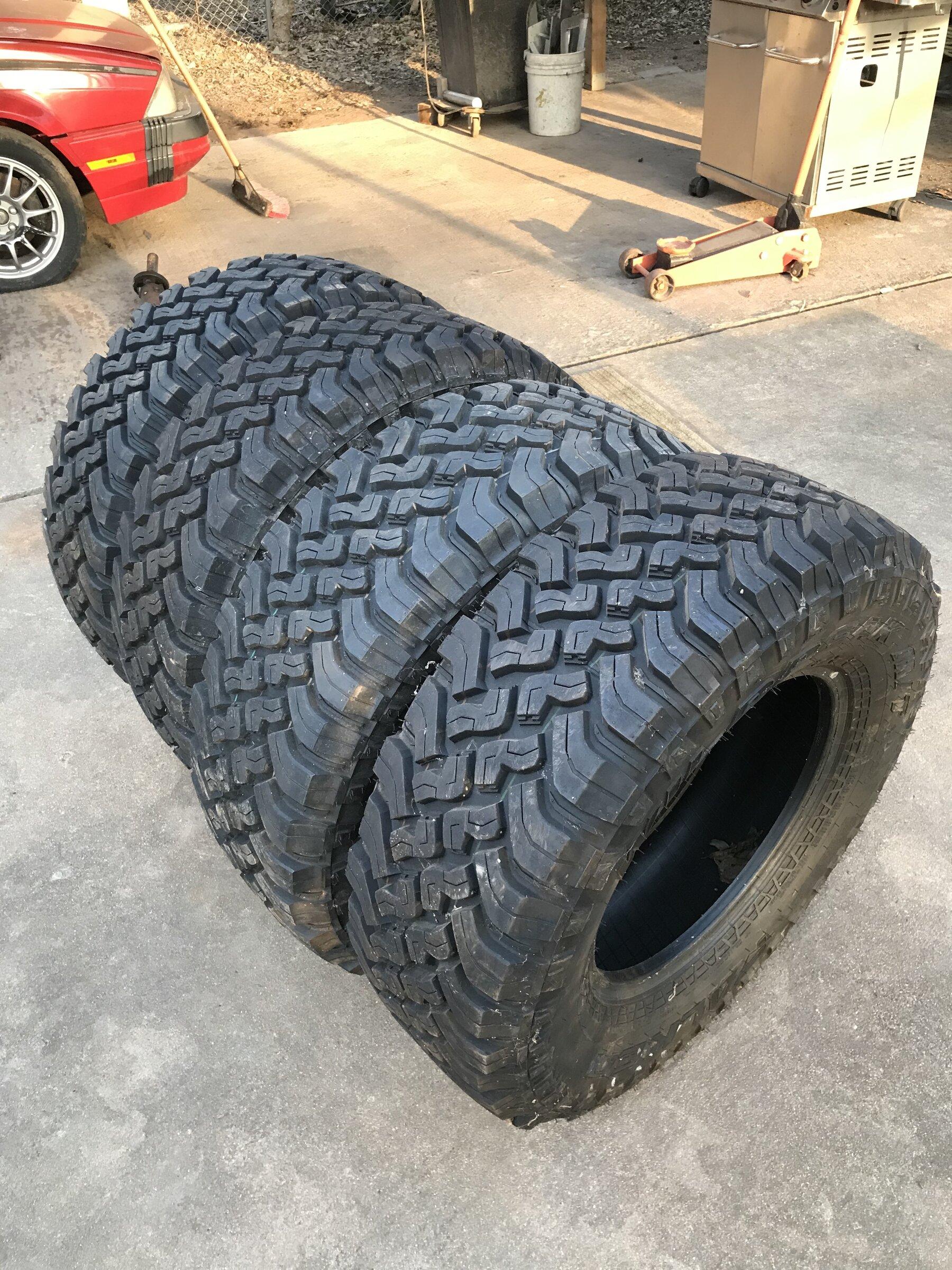 Jeep Gladiator Four Falken MT Wildpeaks takeoffs for sale IMG_0490