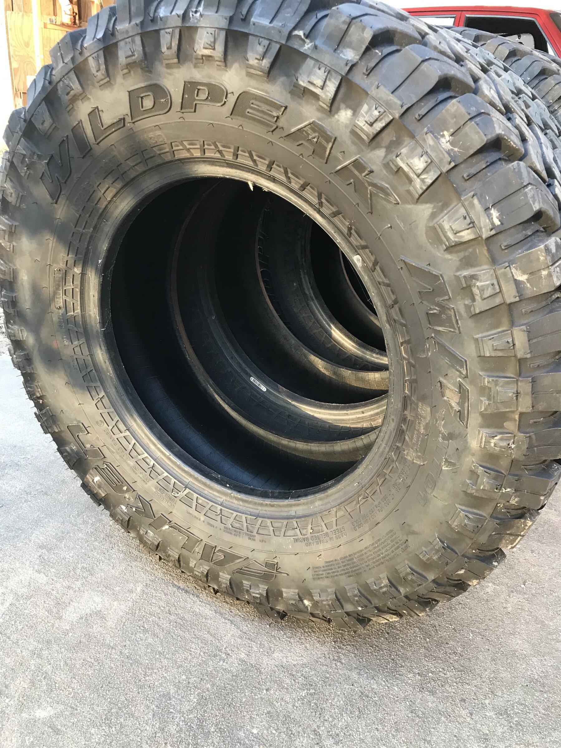 Jeep Gladiator Four Falken MT Wildpeaks takeoffs for sale IMG_0491