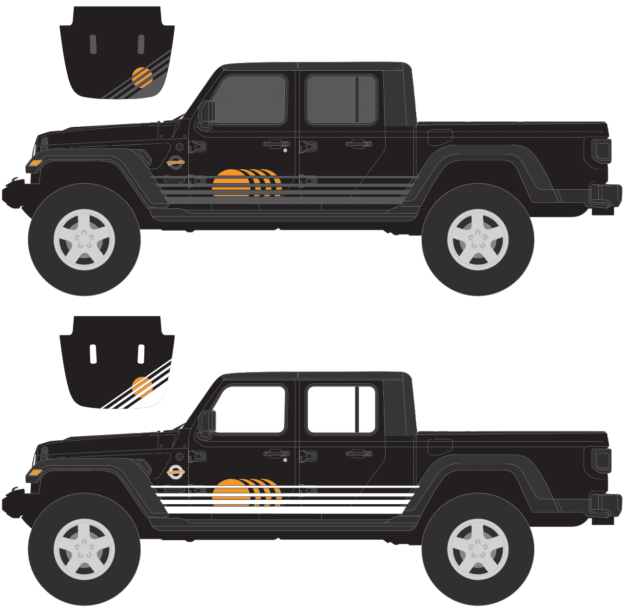 Jeep Gladiator 'Retro' Graphics Option? 1644722554191