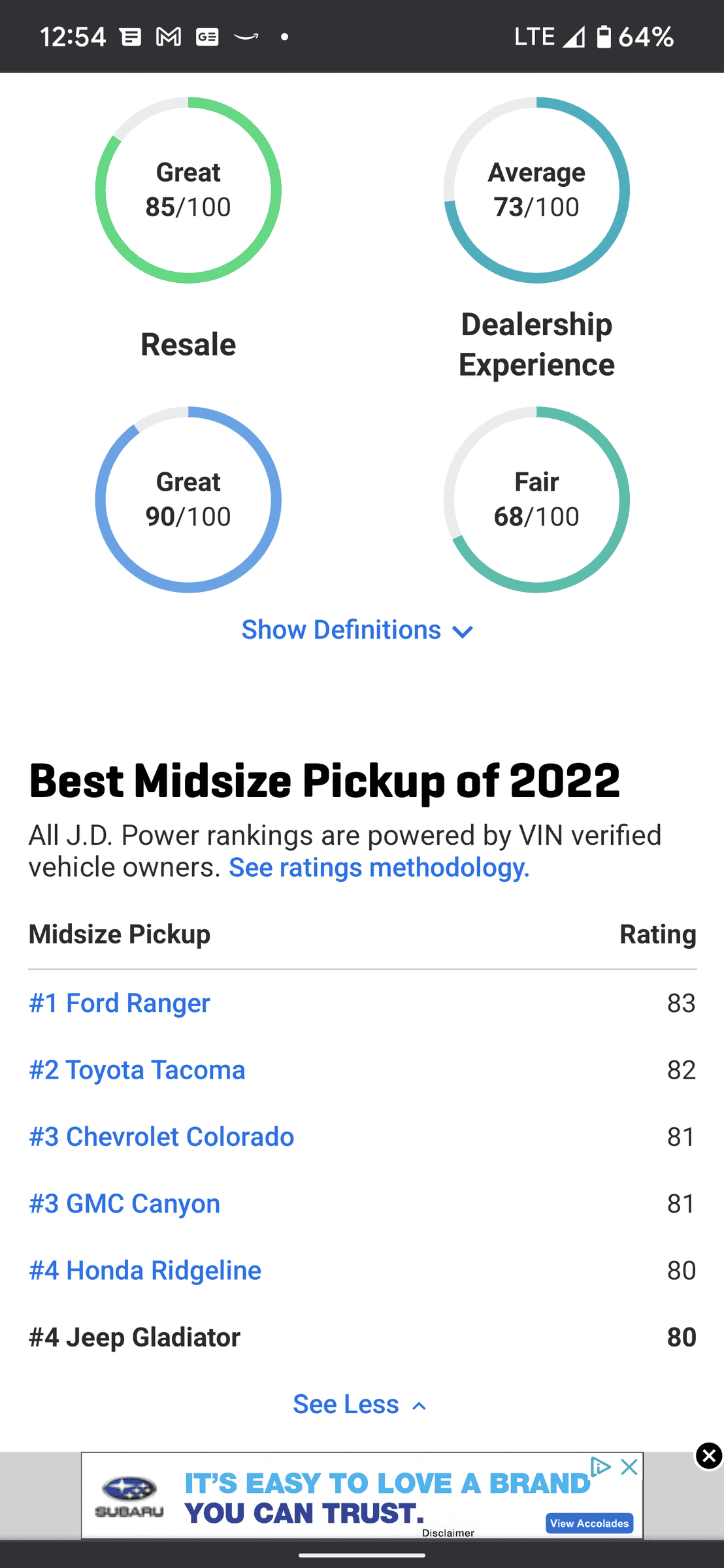 Jeep Gladiator Because I read this forum Screenshot_20220213-125407