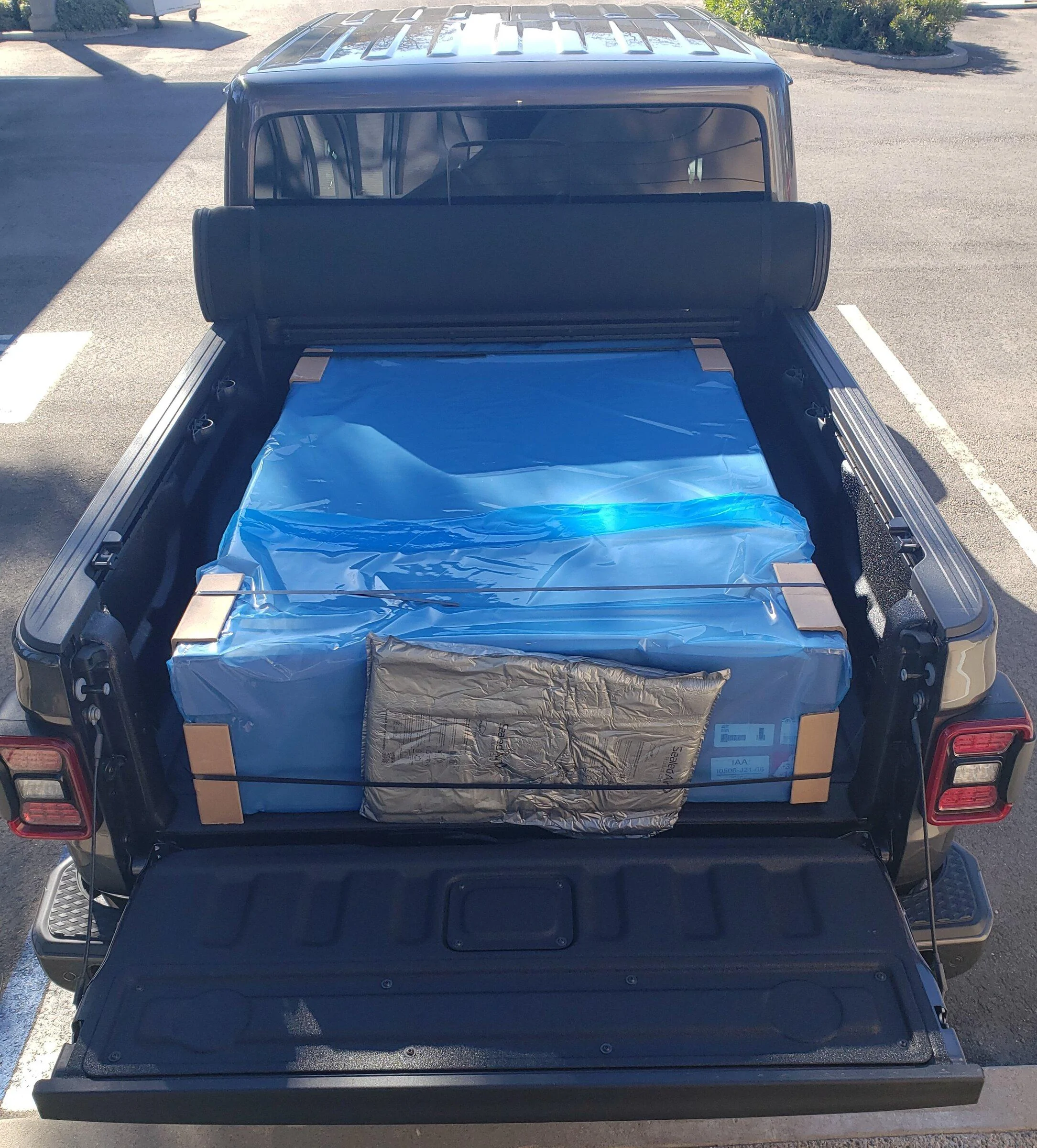 Jeep Gladiator FOR SALE: Gladiator Soft Top with Tinted Windows, Mopar Part #8221 5614, New & Unopened, $900 Gladiator Bed