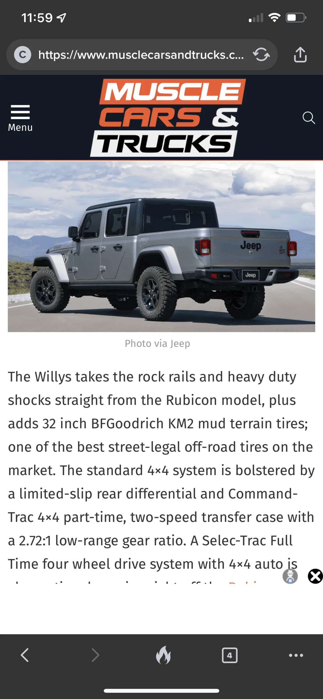 Jeep Gladiator WILLYS Edition Gladiator JT Club 08114D72-D375-43AC-AF87-8205B0FCB7BF
