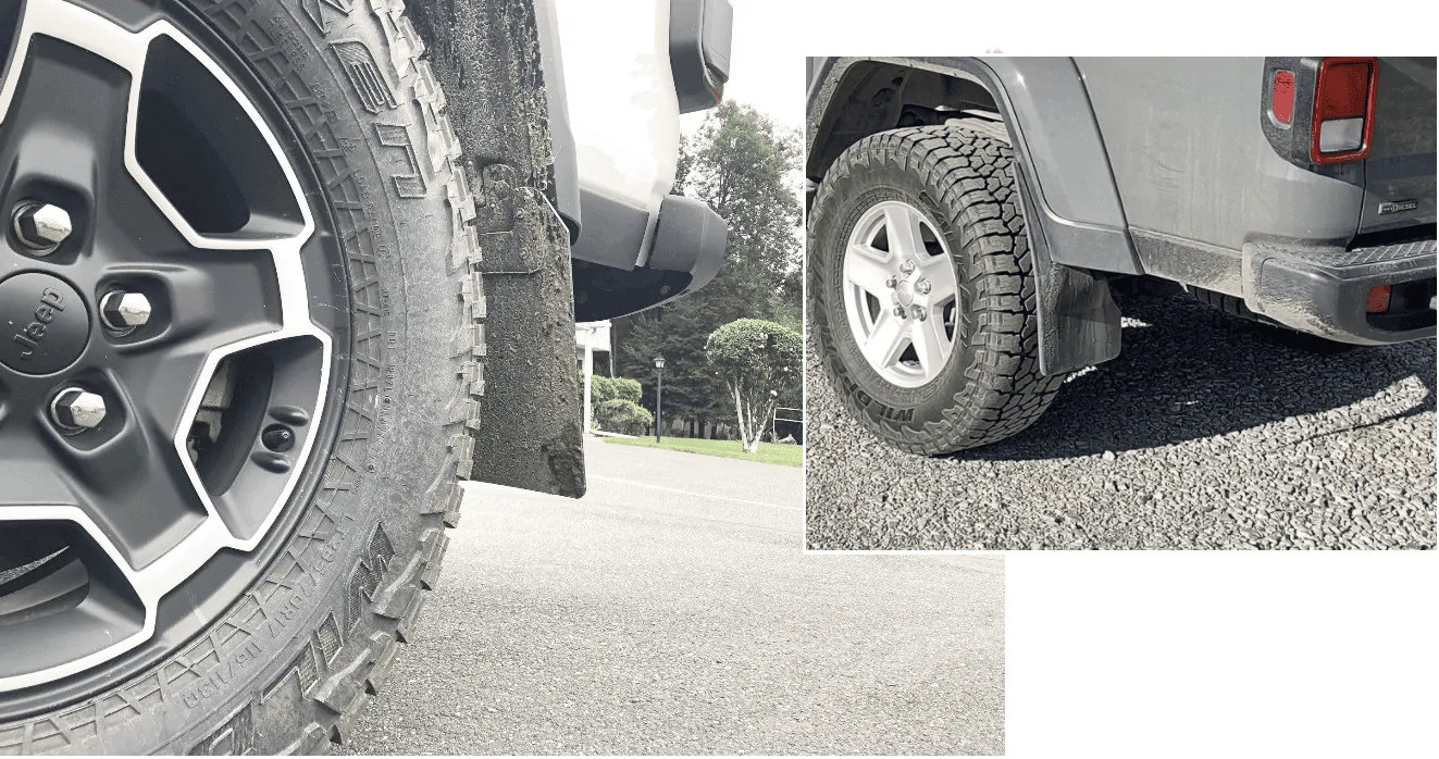Jeep Gladiator Mudflaps that don't take away from looks of the JT? 1644849870017