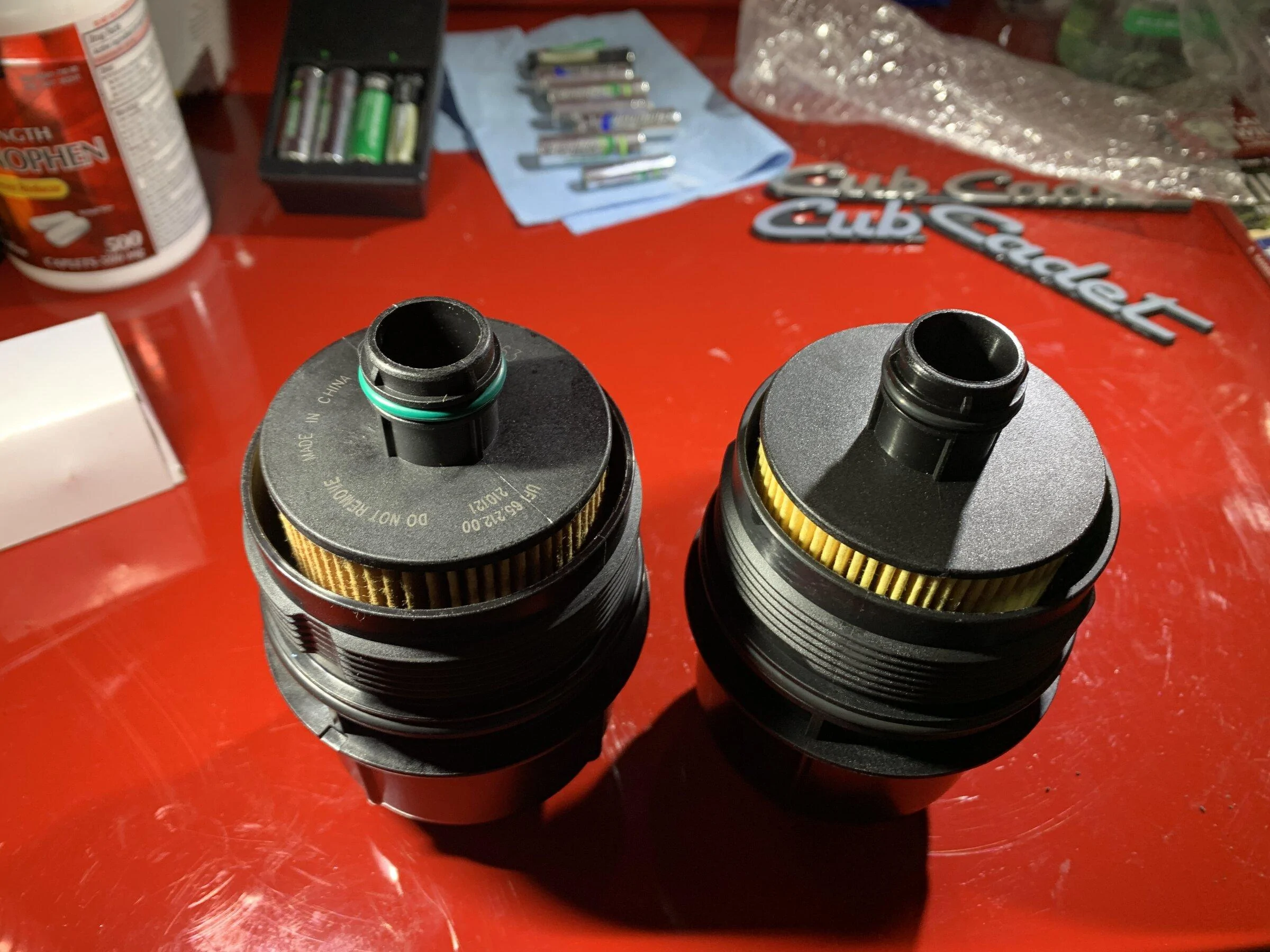 Jeep Gladiator A quick comparison of OE, unbranded current Ecodiesel oil filters IMG_2447