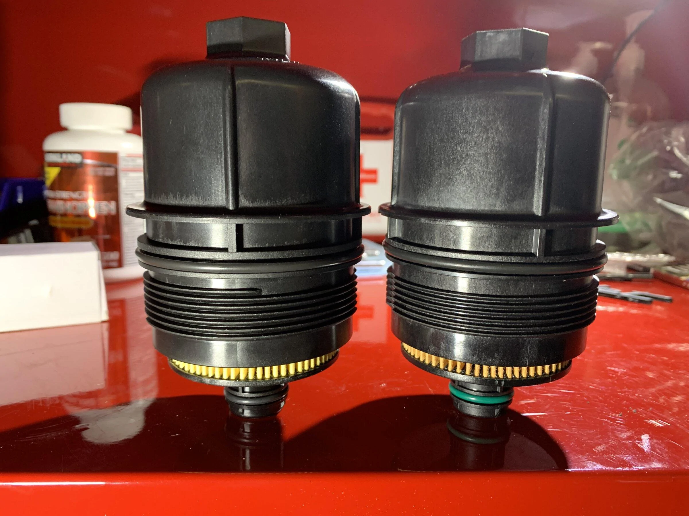 Jeep Gladiator A quick comparison of OE, unbranded current Ecodiesel oil filters IMG_2449