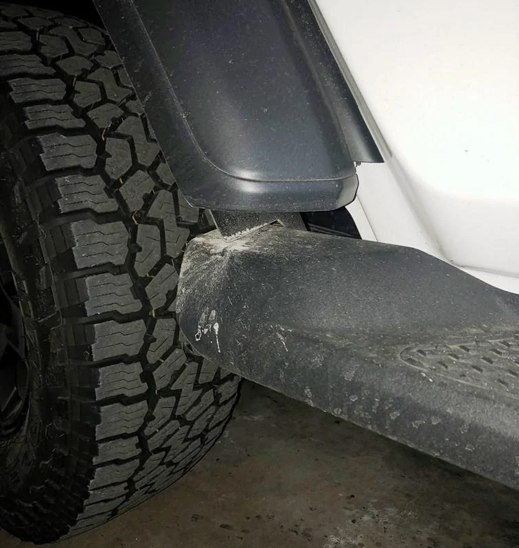 Jeep Gladiator Mudflaps that don't take away from looks of the JT? step flap 1a