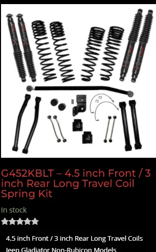 Jeep Gladiator SkyJacker 4" Lift 1644943841531
