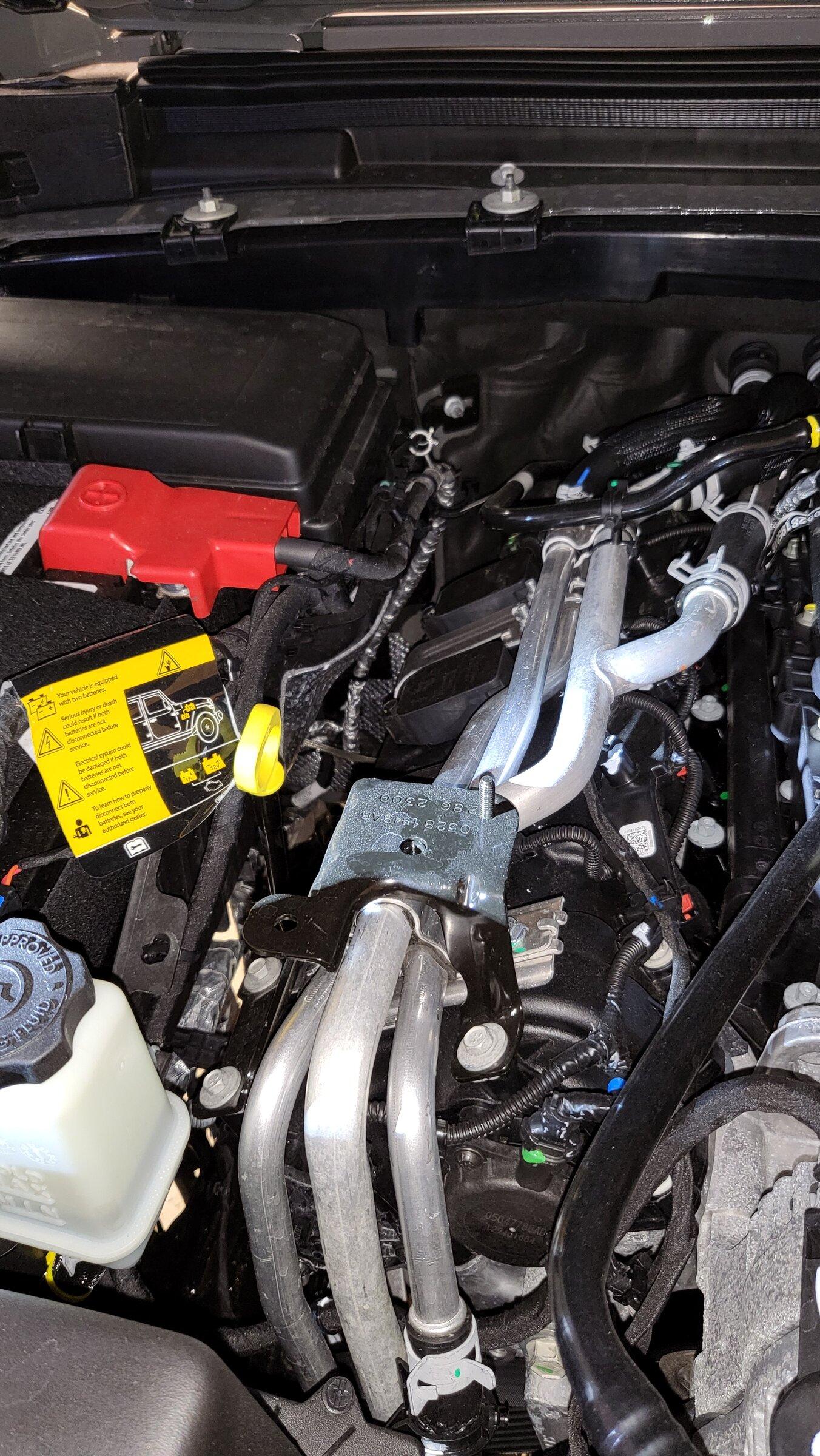 Jeep Gladiator Missing engine cover for new models (2022)? 20220215_131444