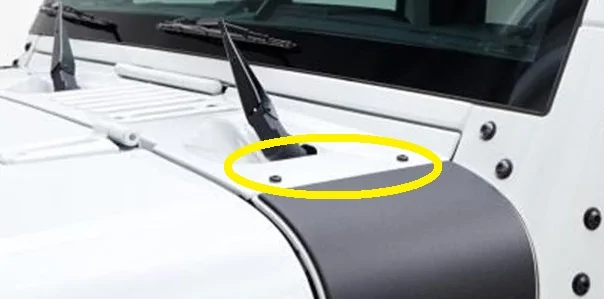 Jeep Gladiator Antenna mount idea COWL