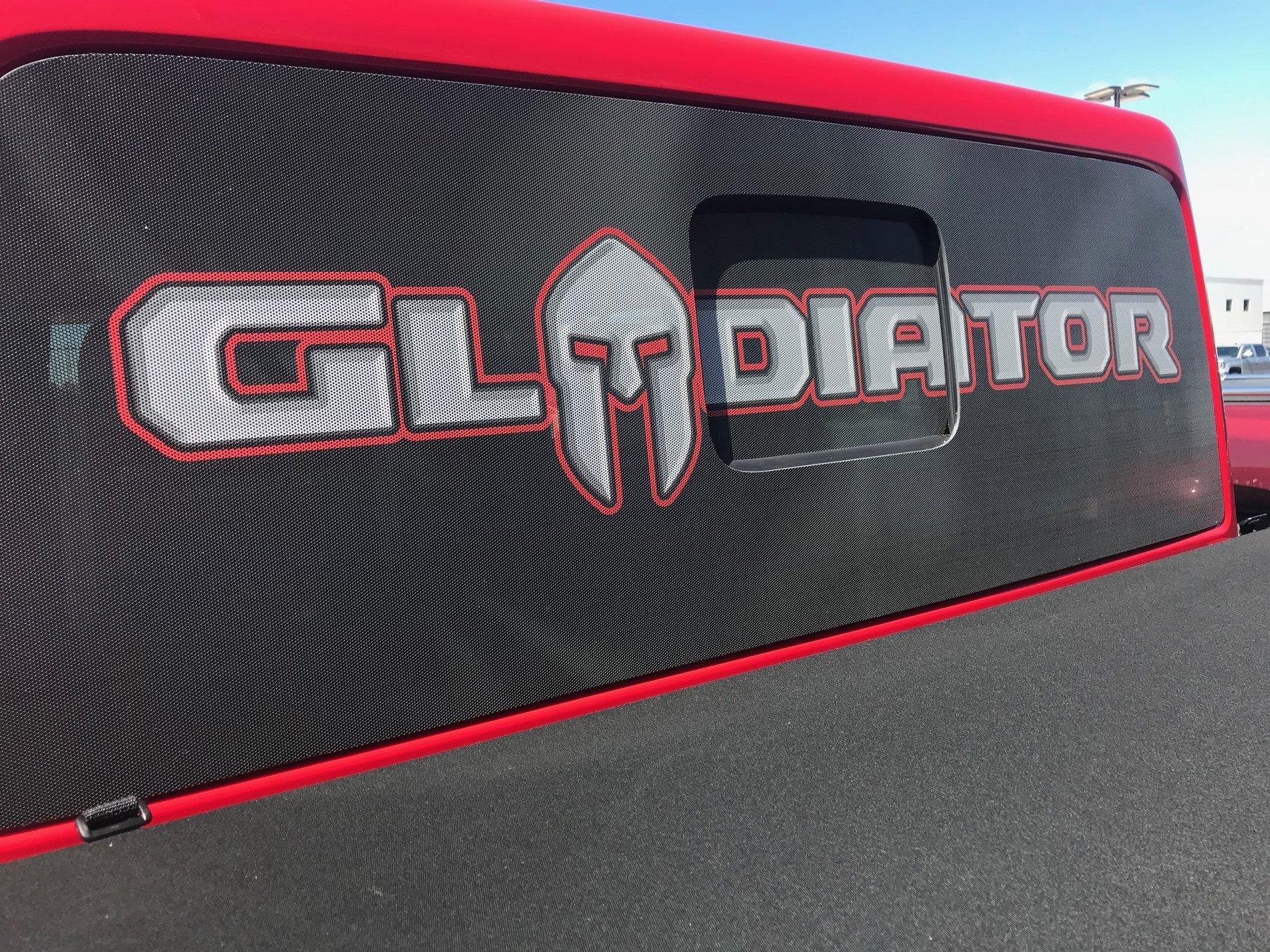 Jeep Gladiator Glad Grandpa Firecracker Red LE Build XBackWindow