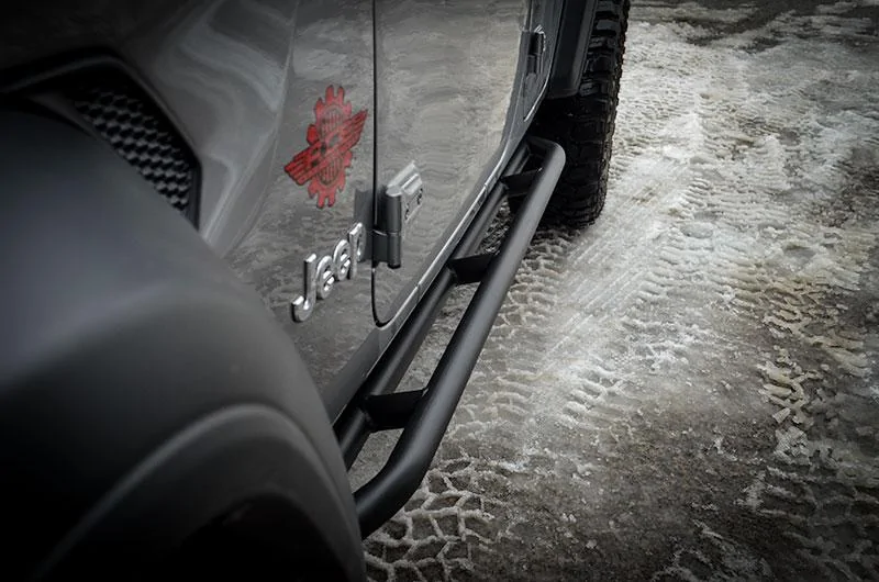Jeep Gladiator AfterMarket rockers Side Steps ACEJLRS4DR-EE