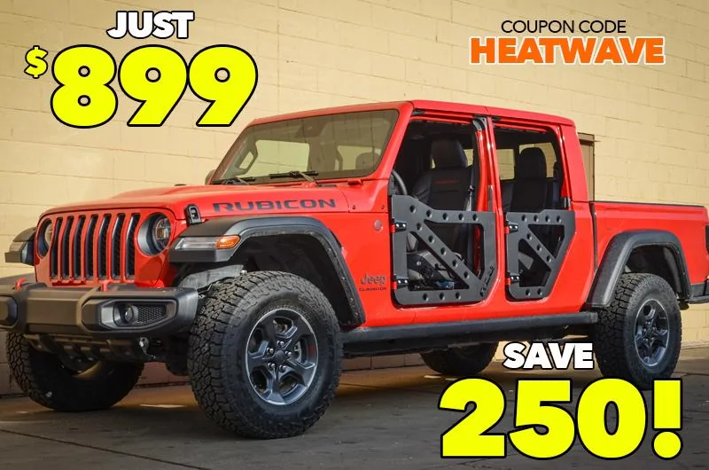 Jeep Gladiator ACE Trail Doors Just $899! JT-Doors-899