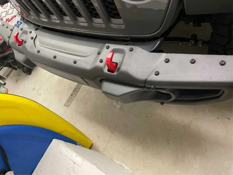 Jeep Gladiator NEW Steel OEM Rubicon Front Bumper bump1
