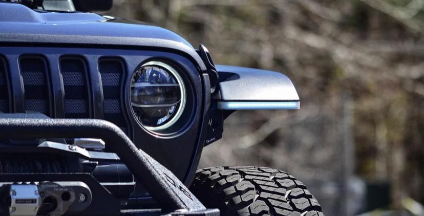 Jeep Gladiator QUAKE LED CHOP KIT SLIM DRL WITH SEQUENTIAL SWITCHBACK TURN SIGNAL AND SIDE MARKER LIGHT 023AA2AD-9C44-49B5-90C5-EDBE2BFF7C90