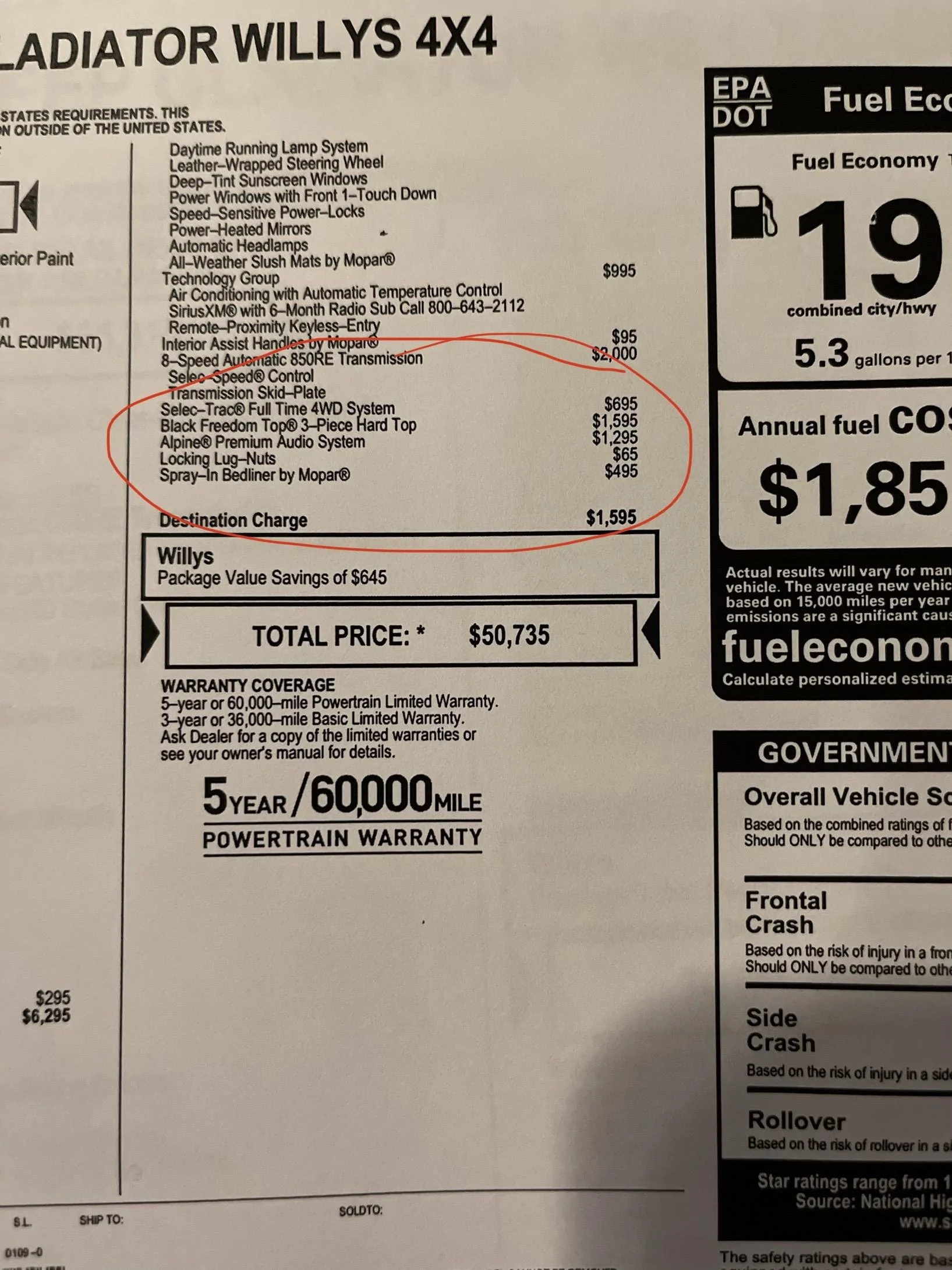 Jeep Gladiator Alpine premium audio package missing sub? 2013B521-61F9-48A9-A900-2D54CB9D2C5D