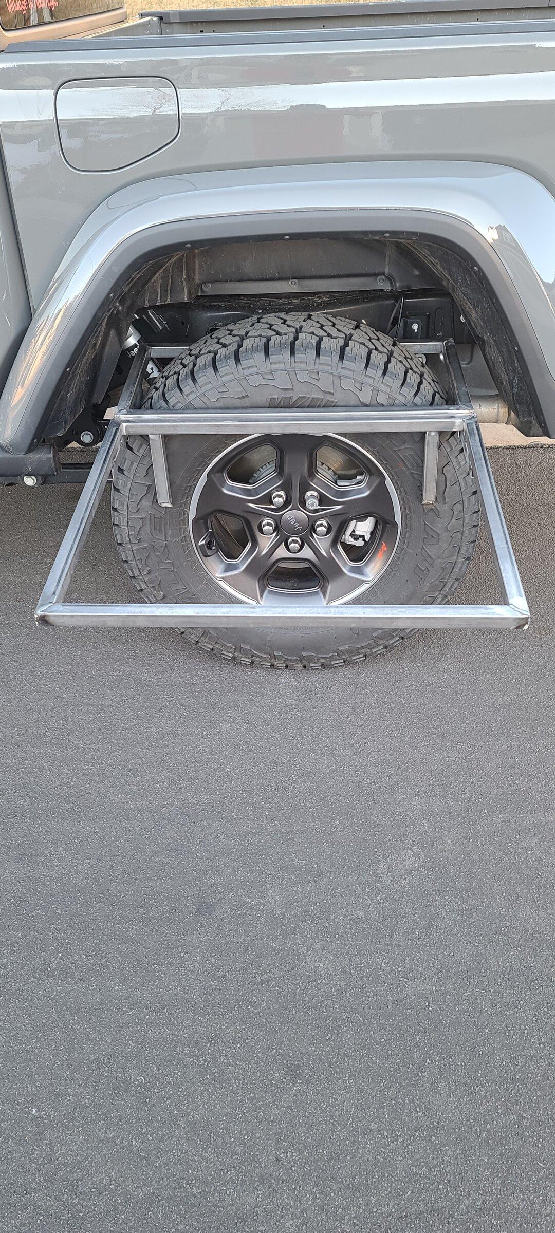 Jeep Gladiator Homemade Wheel Table 20220220_165946