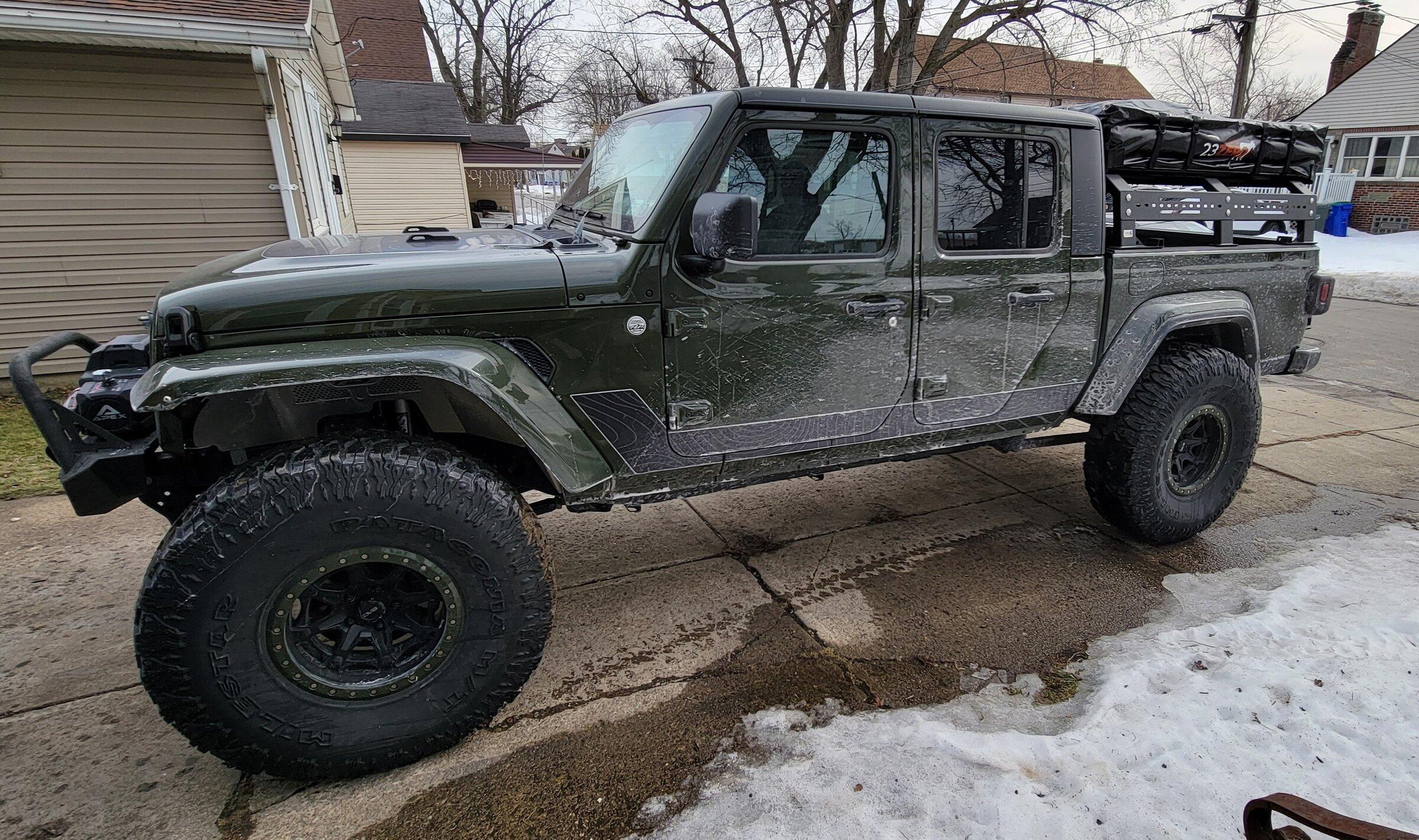Jeep Gladiator Sarge Green Build Thread, 42s (2025) max tow... overland etc 20220216_122614