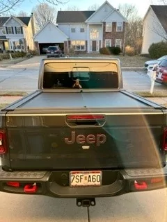 Jeep Gladiator Retractable Tonneau Cover...... rear