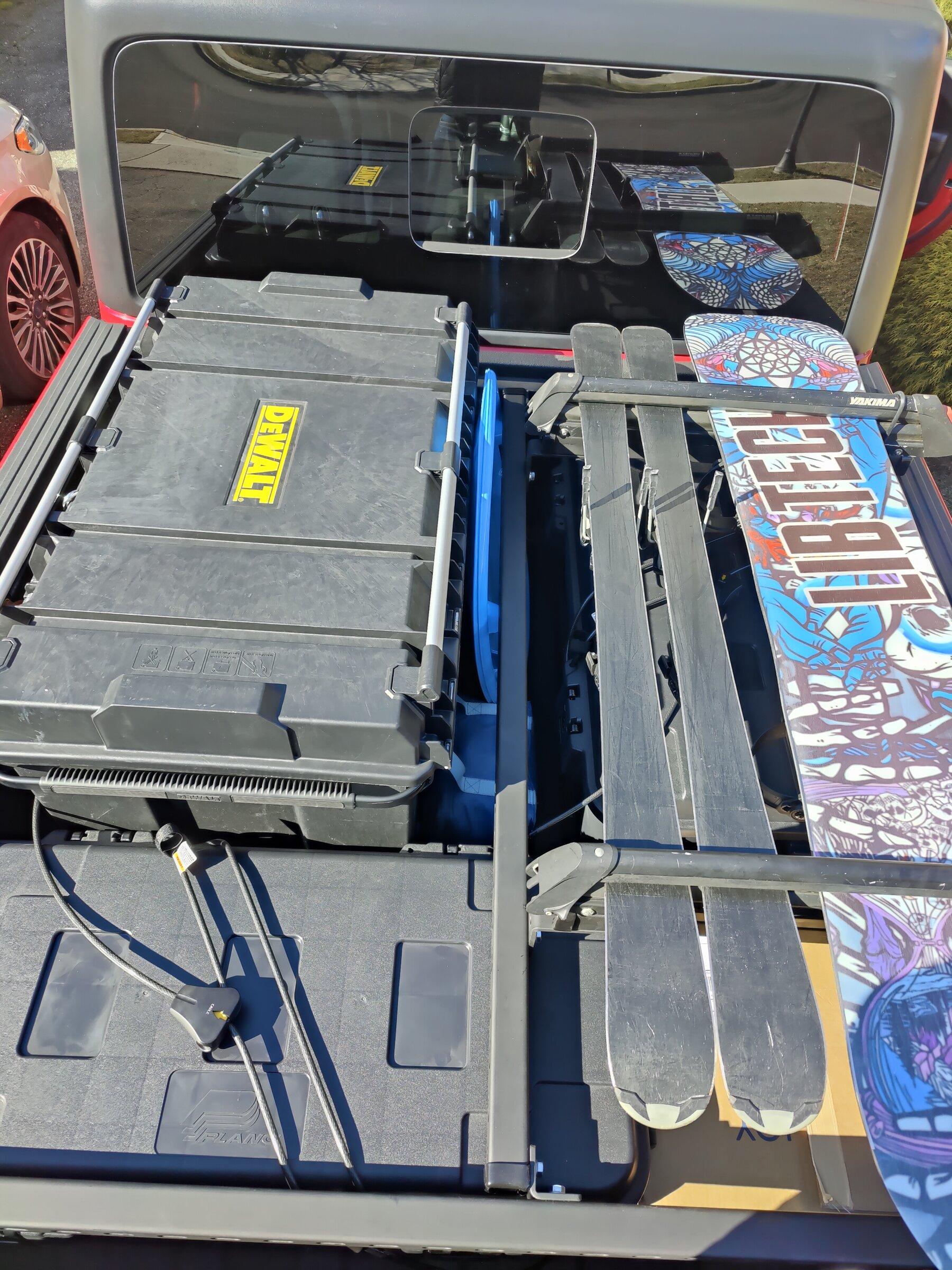 Jeep Gladiator DIY Snowboard and Ski Rack IMG_20220219_103633