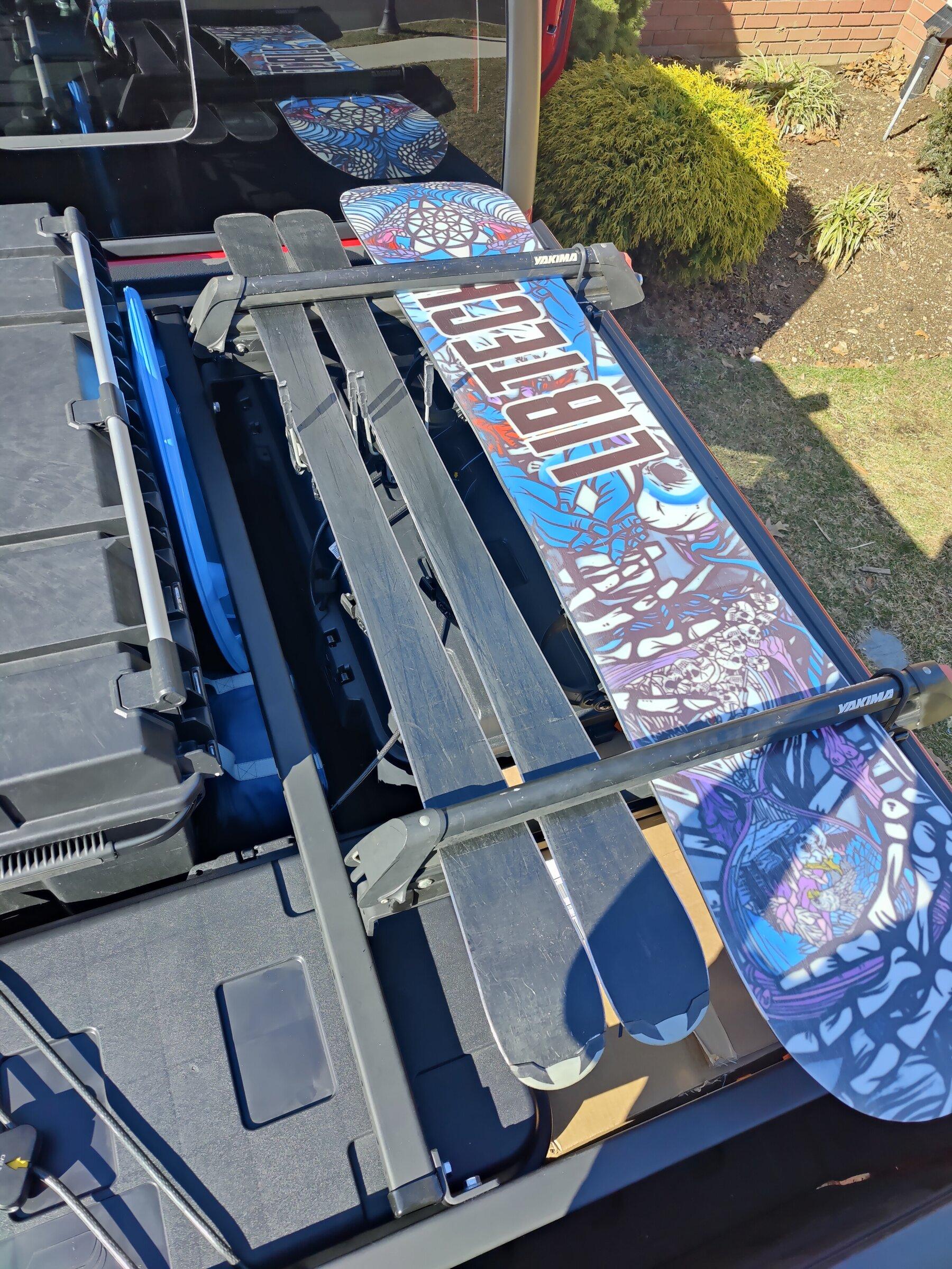 Jeep Gladiator DIY Snowboard and Ski Rack IMG_20220219_103624